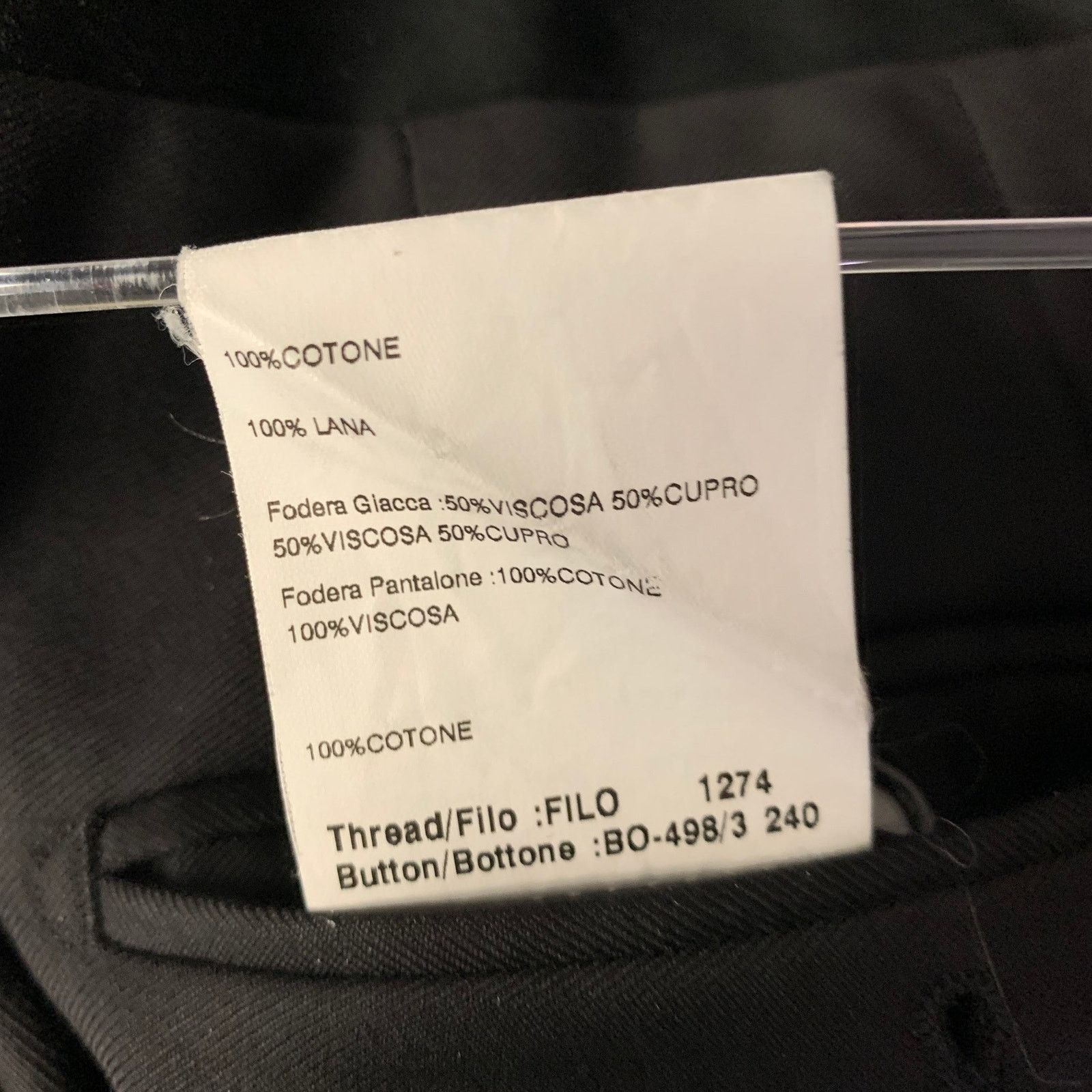 Lardini LARDINI Size 32 Black Wool Tuxedo Dress Pants Size US 32 / EU 48 - 7 Thumbnail
