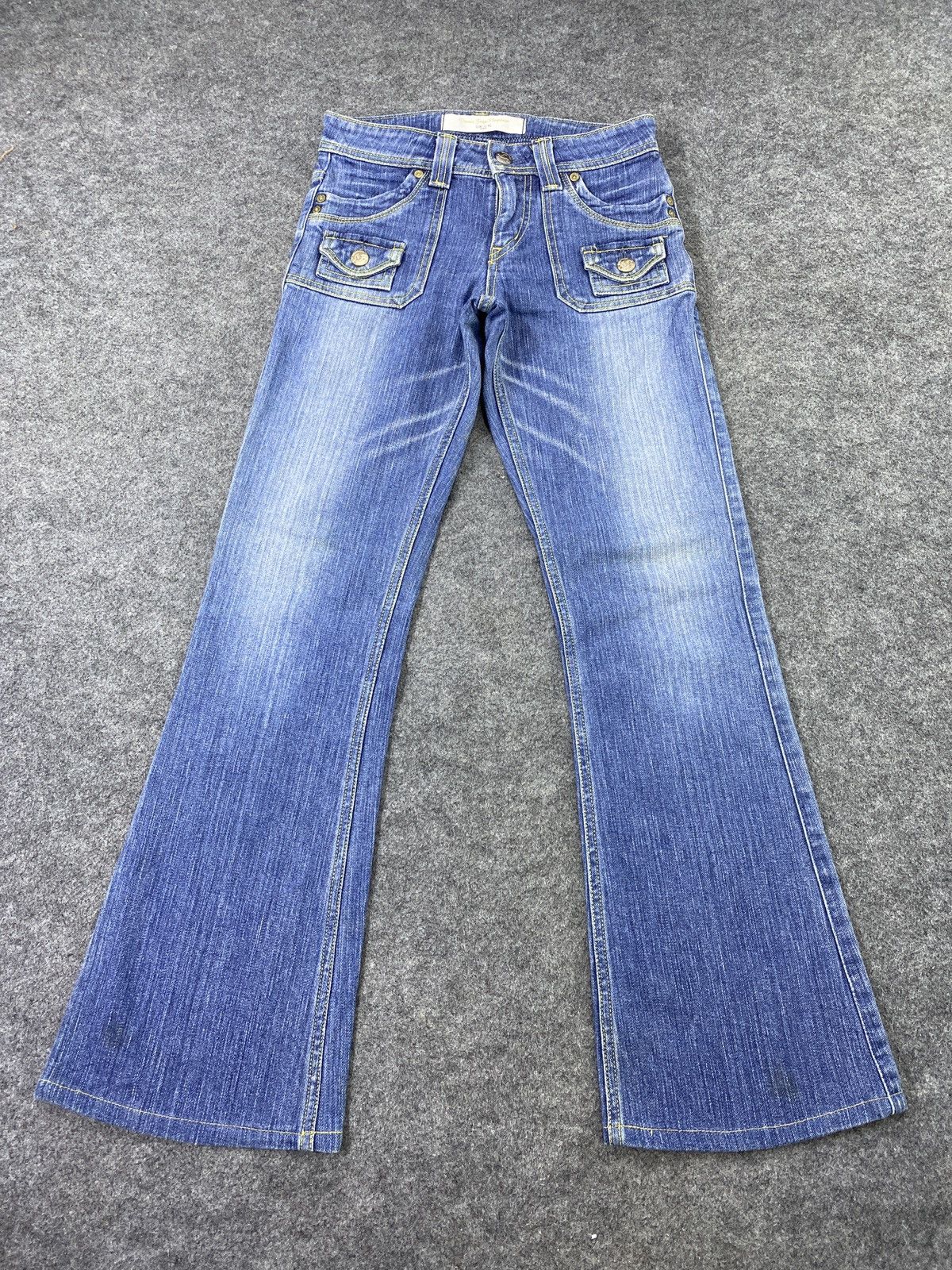 Japanese Brand Vienus Jeans Elegance by Something Edwin Flare Danim - J1012 Size 27" / US 4 / IT 40 - 2 Thumbnail
