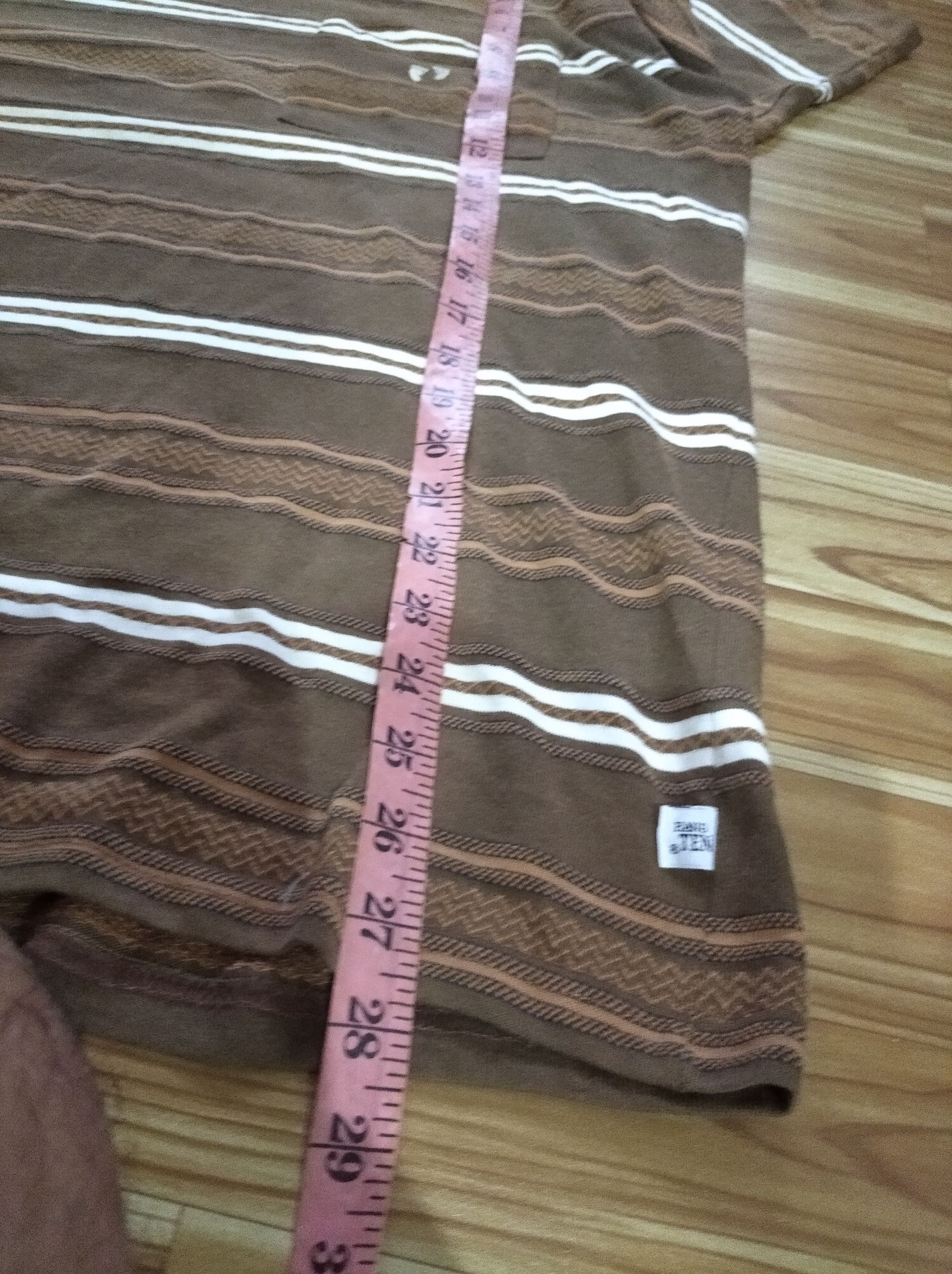 Hang Ten × Vintage Vintage 90s Hang Ten Surfing Striped T Shirt Size xl Size US XL / EU 56 / 4 - 2 Thumbnail