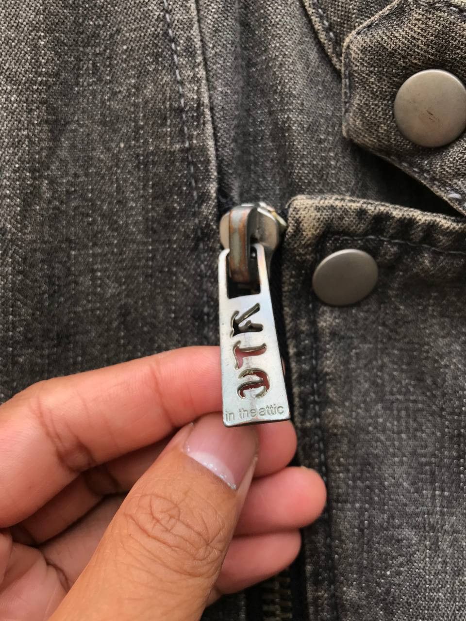 20471120 × In The Attic × Tornado Mart VINTAGE IN THE ATTIC BIKER BONDAGE JACKET BELTING ZIPPER Size US L / EU 52-54 / 3 - 8 Thumbnail
