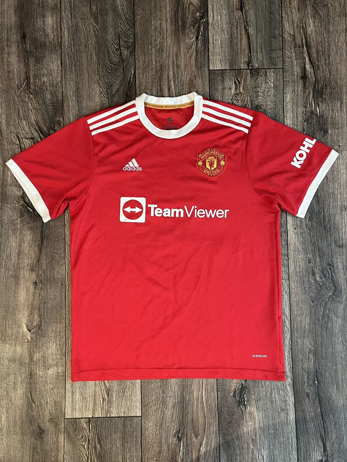 Adidas Adidas Manchester United 20212022 34 Van de Beek Jersey Grailed
