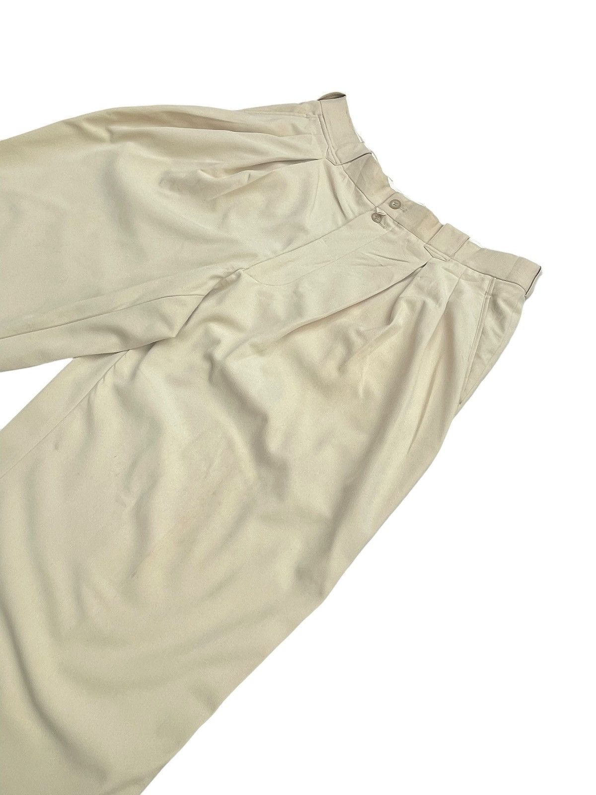 Designer × Japanese Brand Vintage MU sports Pleated Trouser Size US 36 / EU 52 - 2 Thumbnail