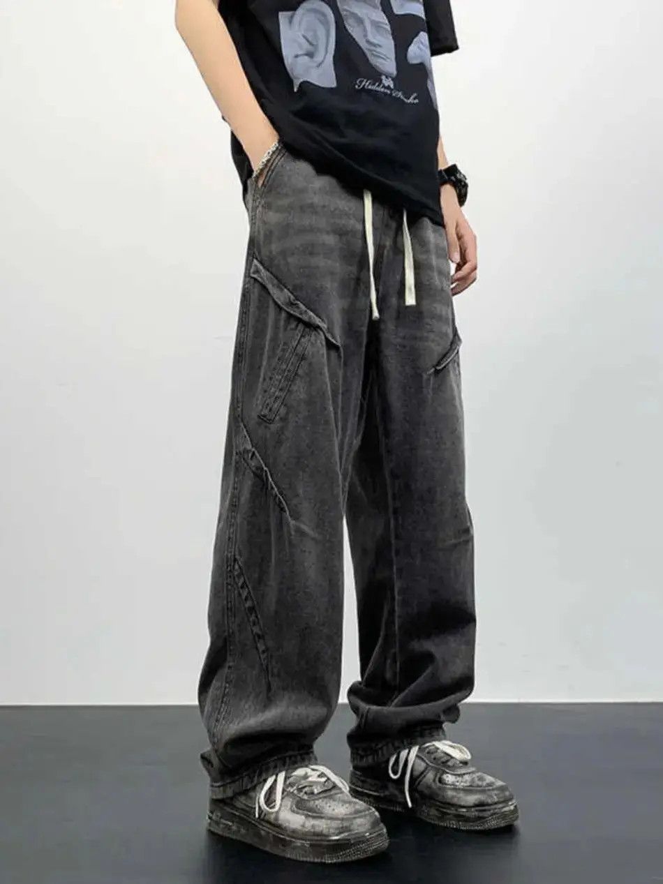 Japanese Brand Straight casual loose fitting jeans Size US 34 / EU 50 - 4 Thumbnail