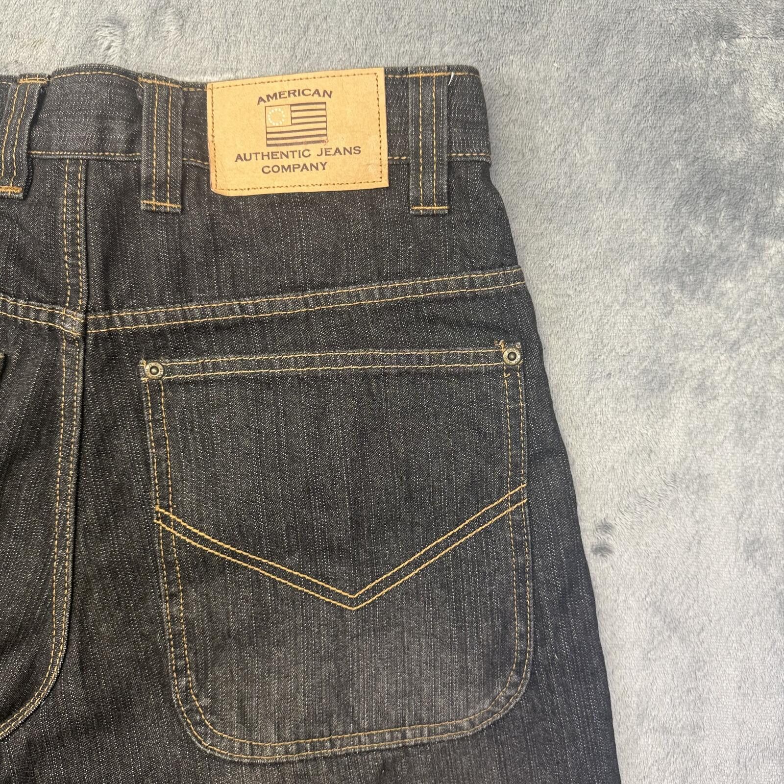 American Eagle Outfitters American Authentic Men's Dark Indigo Raw Denim Jeans Size US 30 / EU 46 - 3 Thumbnail