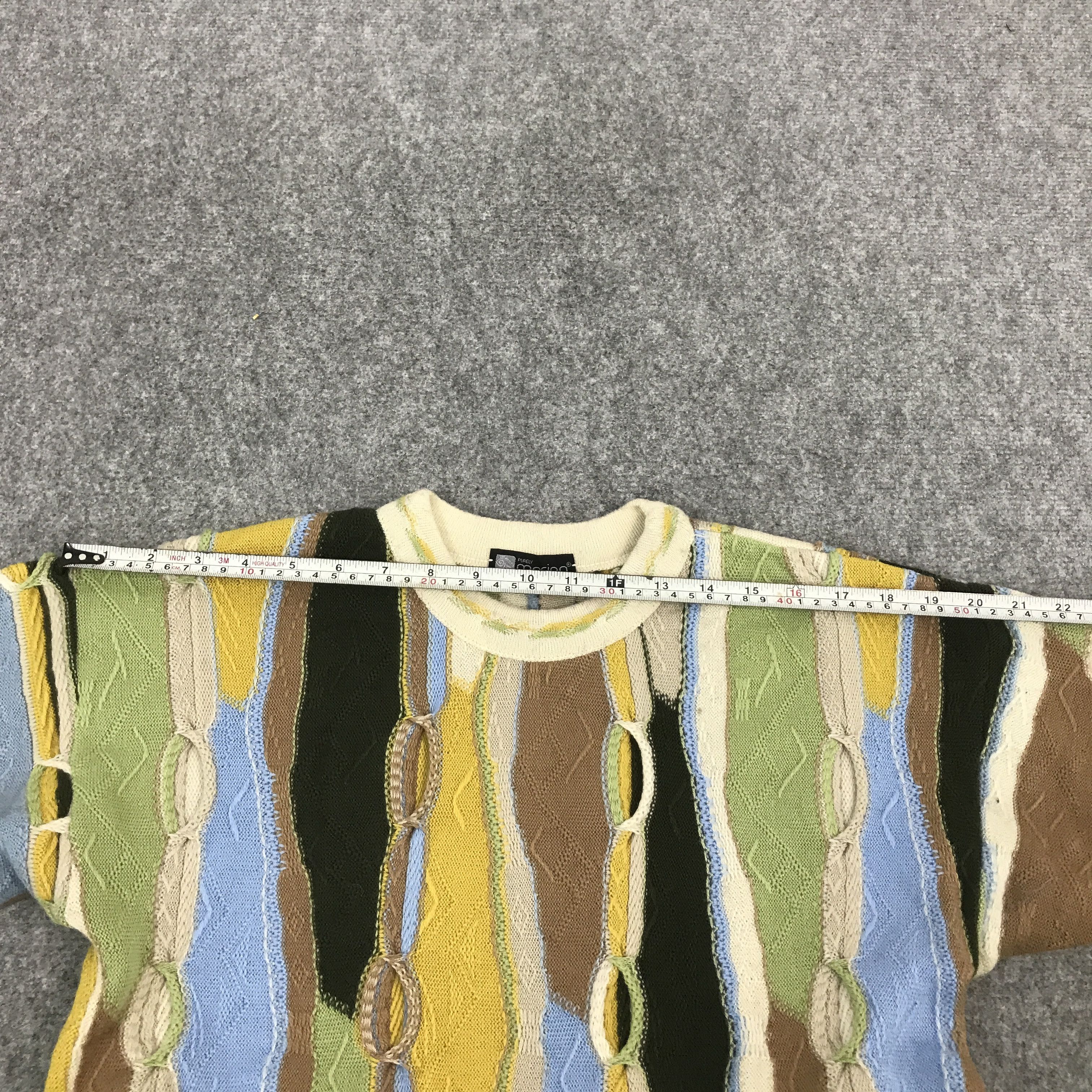 Aran Isles Knitwear × Japanese Brand × Vintage Vtg merino knitwear like style not coogi jacket Size US XS / EU 42 / 0 - 8 Thumbnail