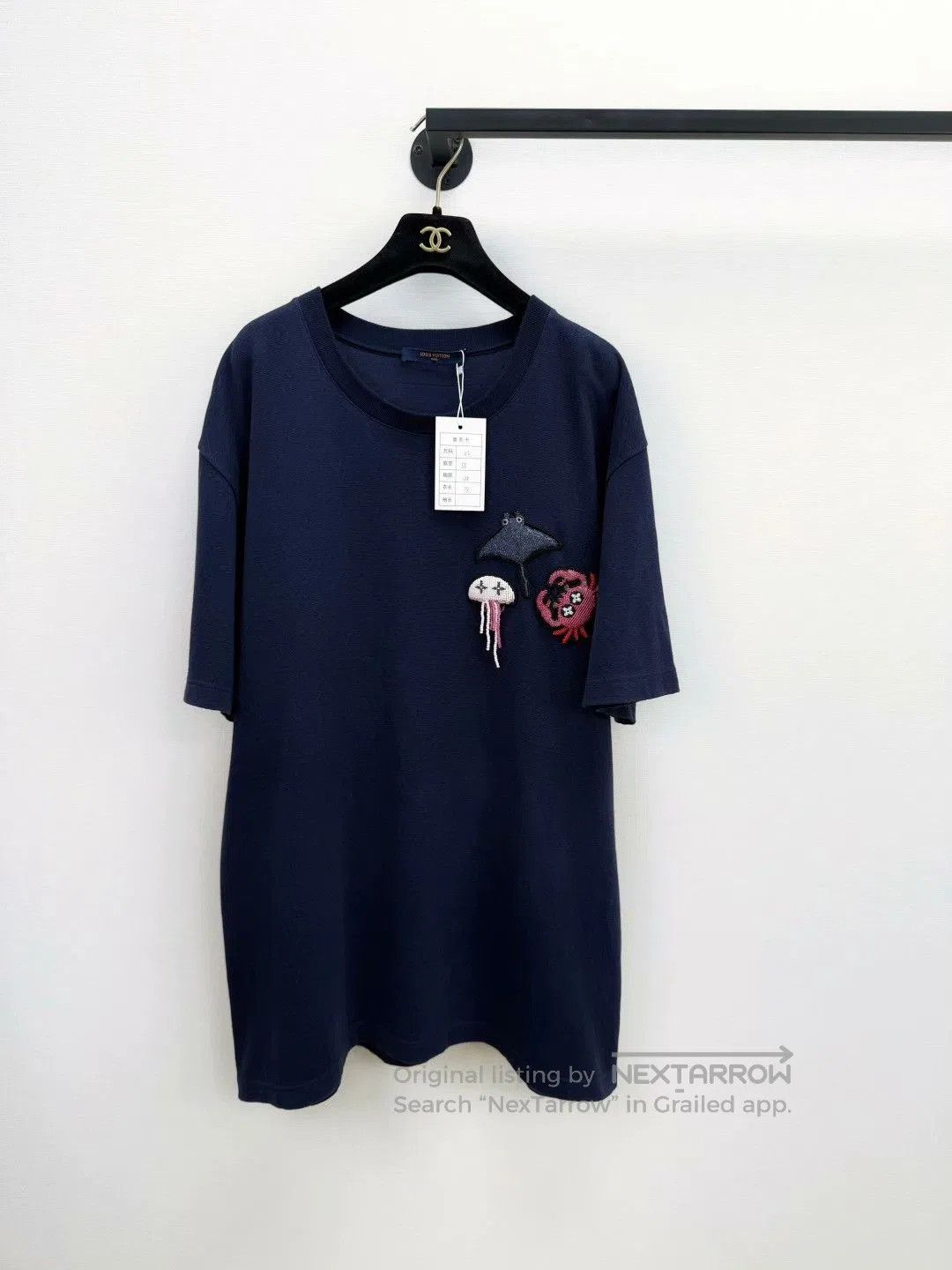 Louis Vuitton Louis Vuitton Marine Beaded Short Sleeve. Size US XL / EU 56 / 4 - 1 Thumbnail