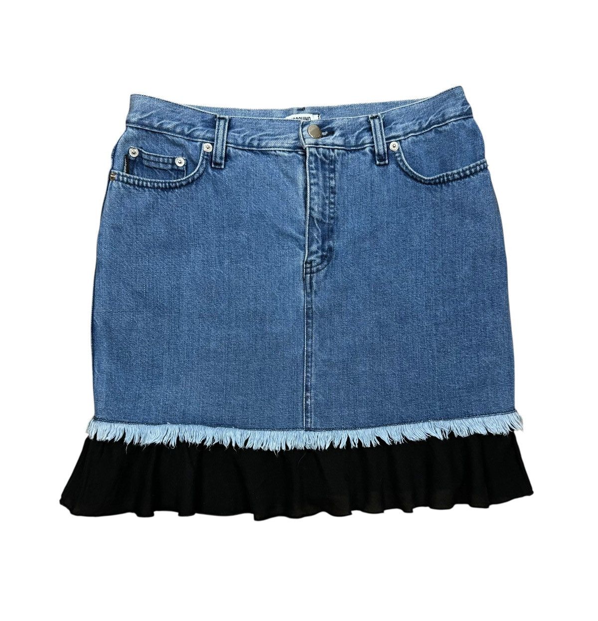 Moschino Moschino Jeans Vintage Mini Denim Skirt size IT44 US10 Size 30" / US 8 / IT 44 - 8 Thumbnail