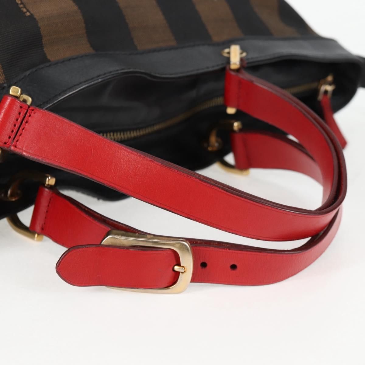 Fendi FENDI Pecan Canvas Backpack Brown Black Size ONE SIZE - 7 Thumbnail