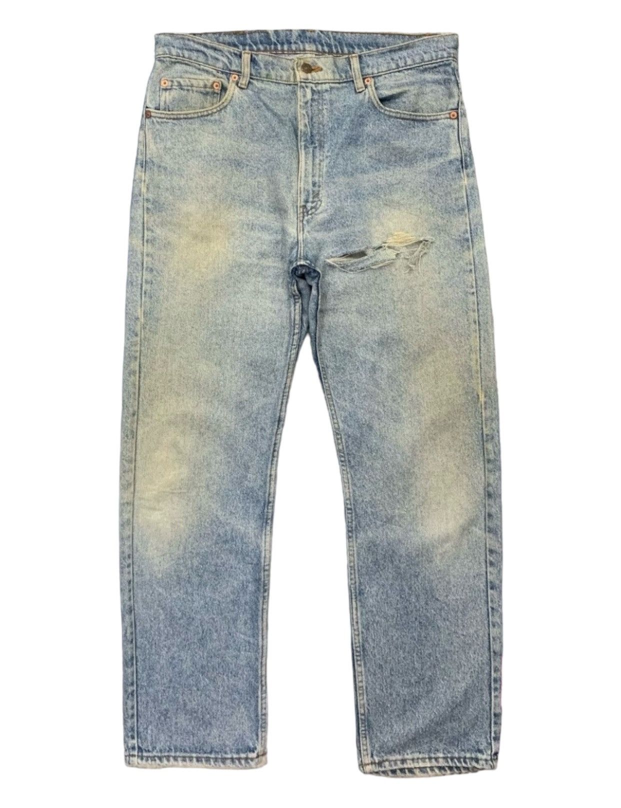 Levi's Vintage Levis USA Distressed Mudwash Denim Pants (AC8) Size US 35 - 1 Thumbnail