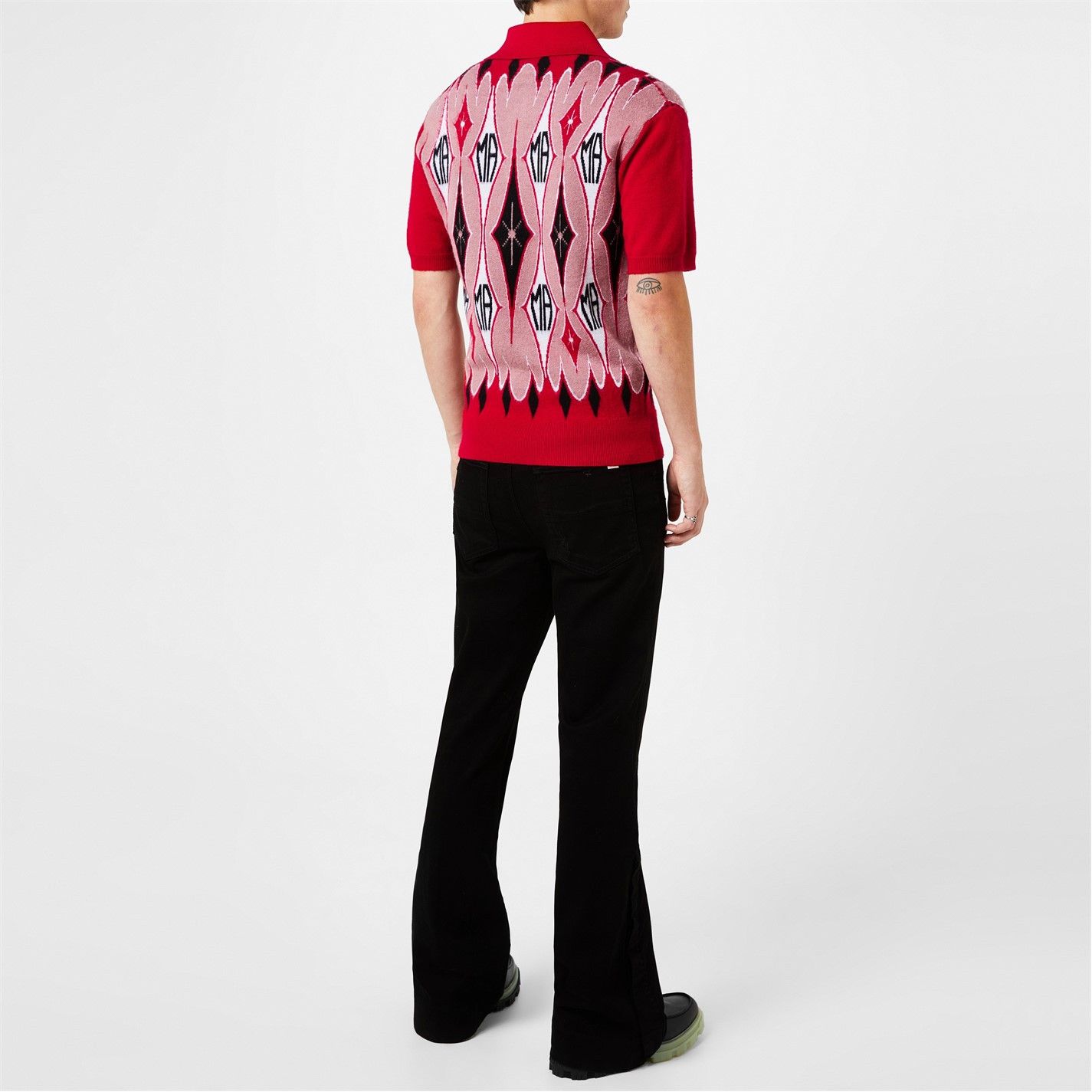 Amiri AMIRI Jacquard Polo Shirt Size US L / EU 52-54 / 3 - 3 Thumbnail