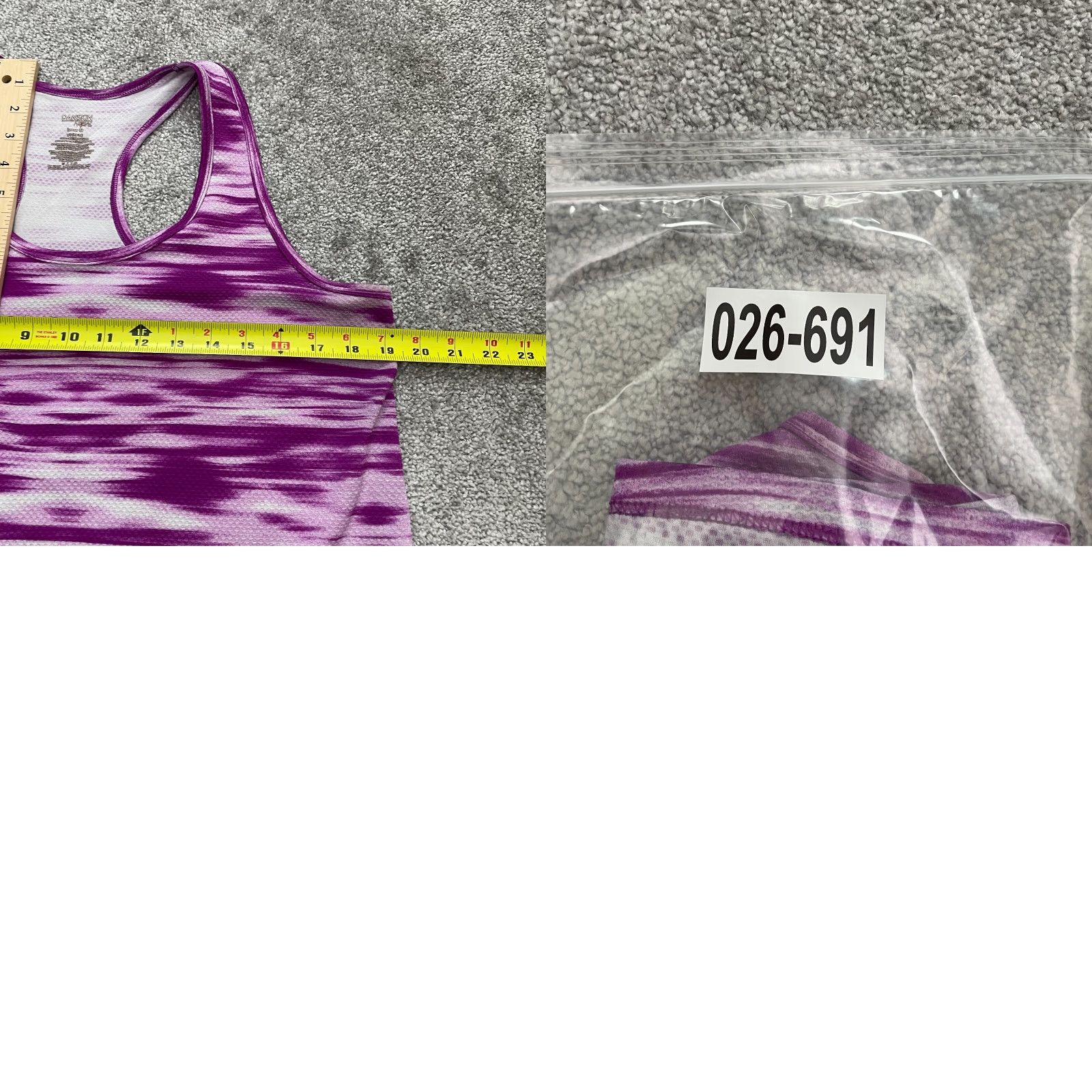 Vintage Danskin Now Active Tank Top Womens L Purple Halter Racerback Athletic Size L / US 10 / IT 46 - 8 Thumbnail