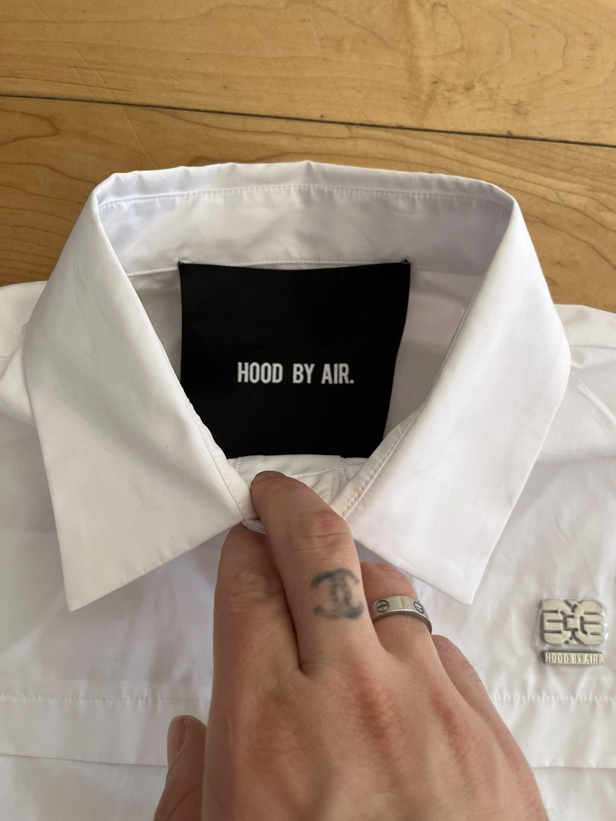 Hood By Air NWT - Hood by Air Cut out Oversized Polo Size US XL / EU 56 / 4 - 5 Thumbnail