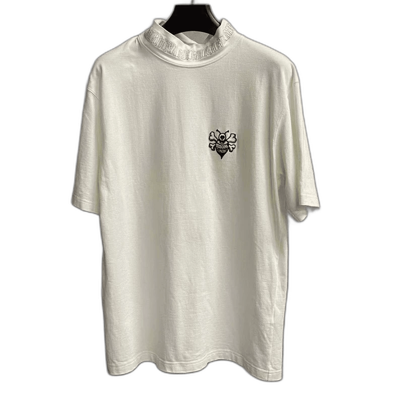 Dior White Stussy Skull Bee Short Sleeve Shirt-2505 Size US S / EU 44-46 / 1 - 1 Thumbnail