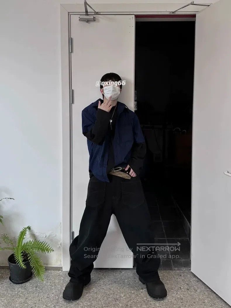 Balenciaga Balenciaga Striped fake two-piece long-sleeve shirt, size Size US M / EU 48-50 / 2 - 4 Thumbnail