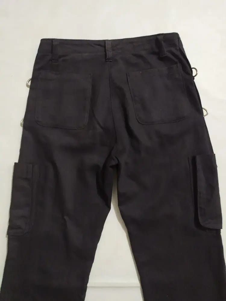 Other UNKNOWN Japanese Cargo Multipocket Bondage Punk Pants Size US 31 - 7 Thumbnail