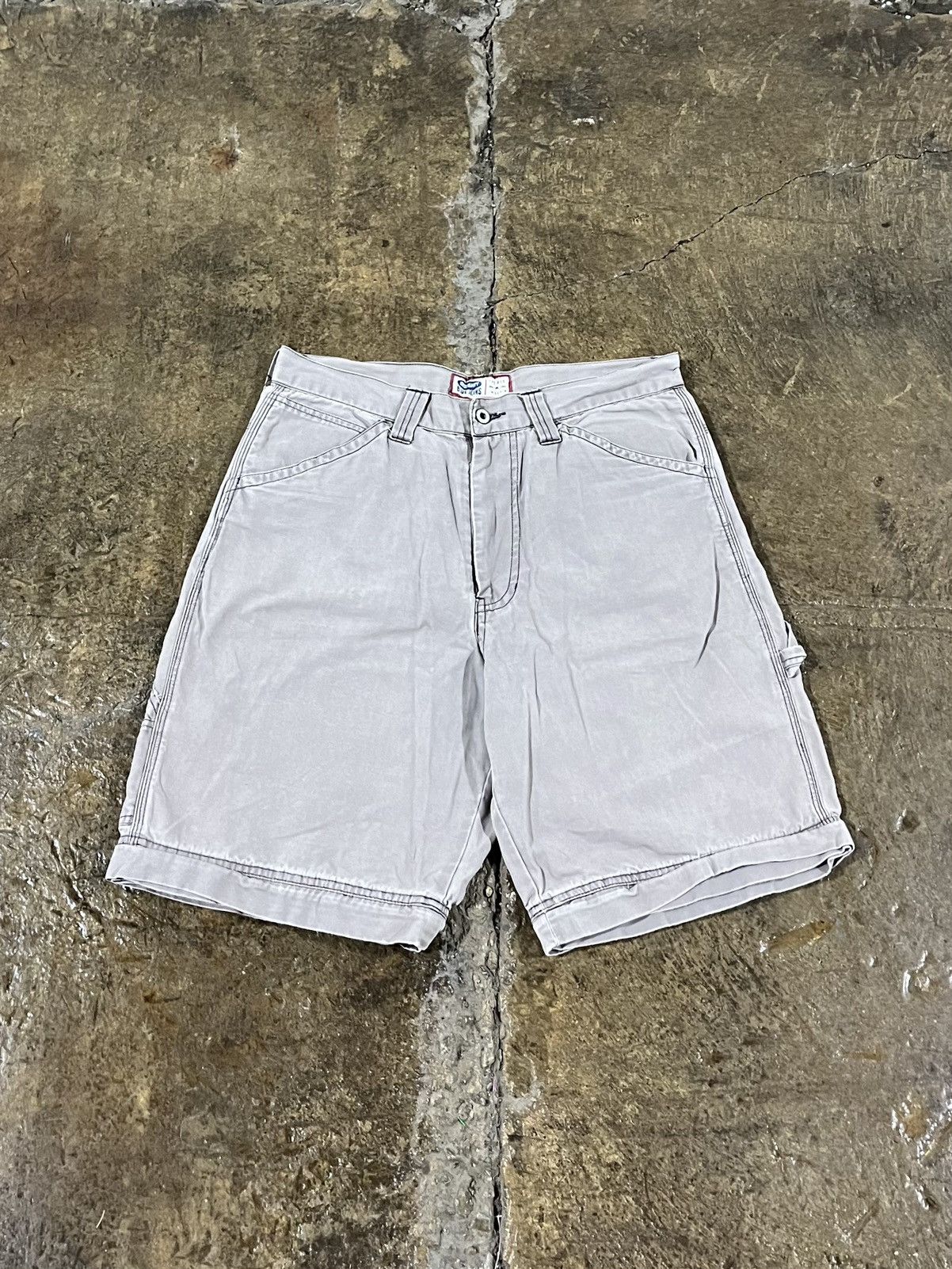 Carhartt × Old Navy × Vintage Crazy Y2K Old Navy Carpenter Shorts Carhartt Style Skater Size US 34 / EU 50 - 2 Thumbnail