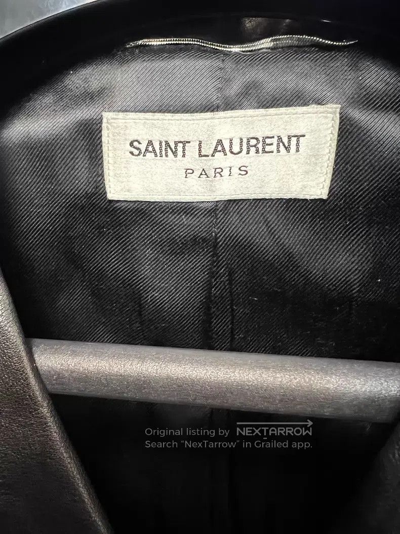 Saint Laurent Paris Saint Laurent Paris Motorcycle Leather Jacket Size US S / EU 44-46 / 1 - 3 Thumbnail