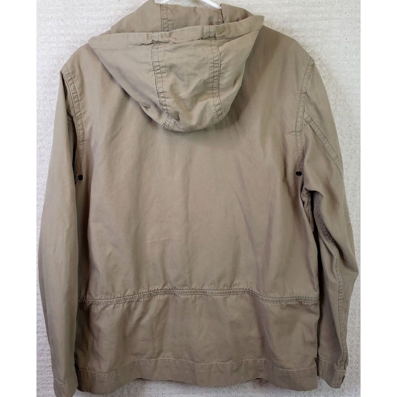 Vintage Aéropostale Men's L Beige Full Zip Canvas Jacket Outdoor Coat Unlined Size US L / EU 52-54 / 3 - 7 Thumbnail