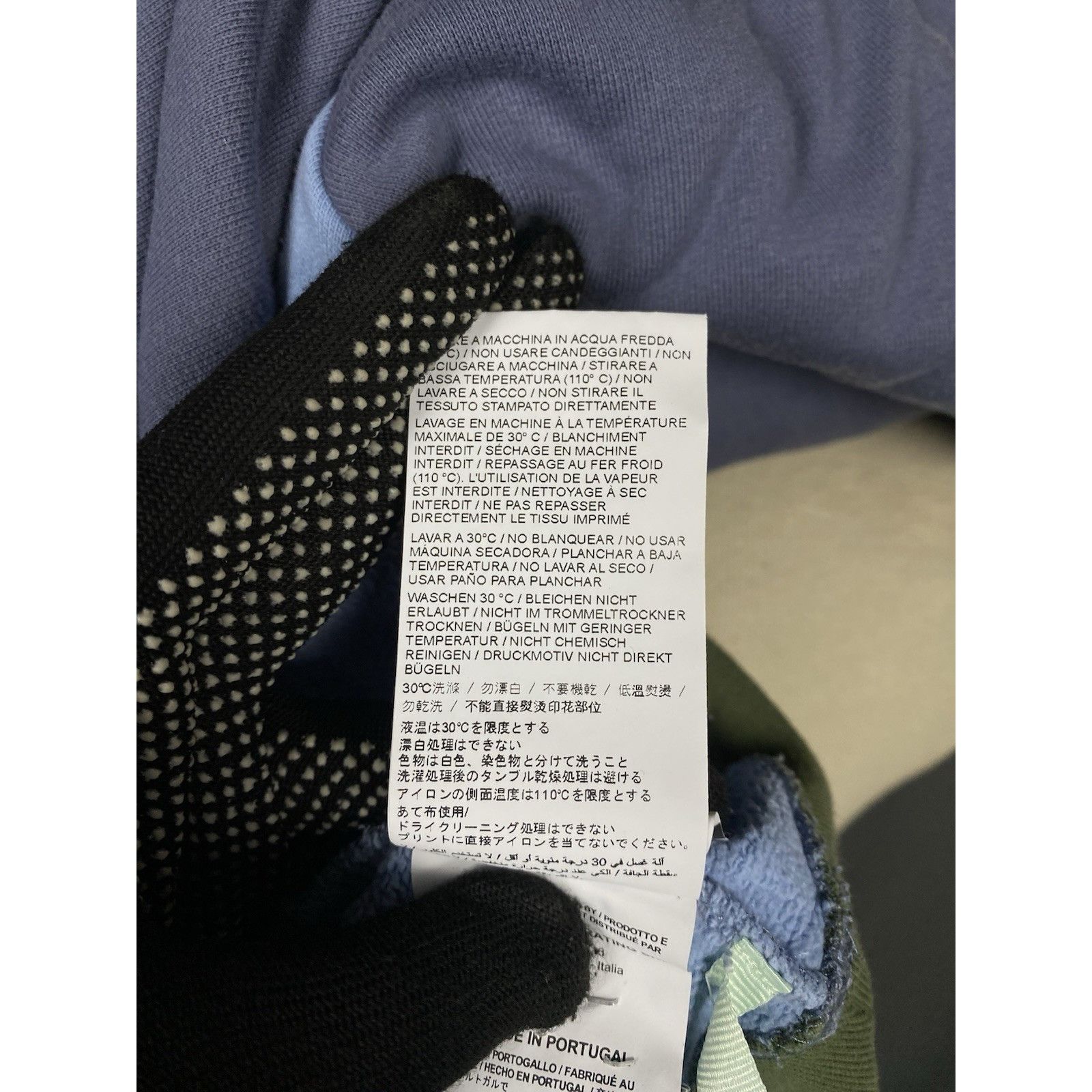 Off-White Off-White Men's Blue Oversized Crewneck Sweater Size M Size US M / EU 48-50 / 2 - 9 Thumbnail
