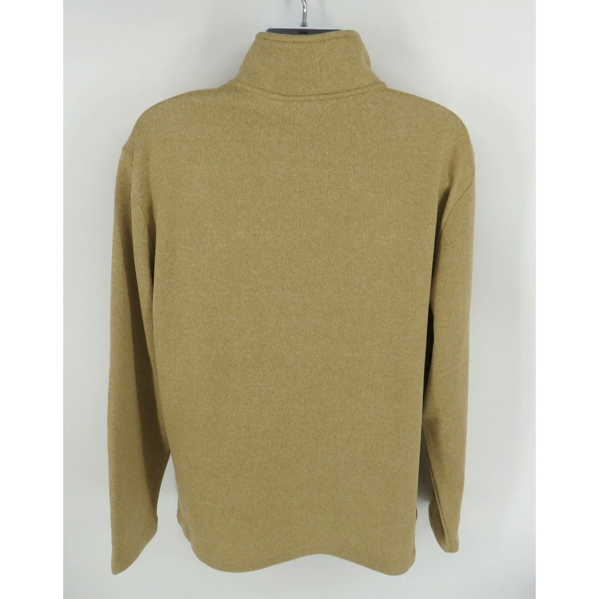 Other Ocean Coast Big & Tall Tan Quarter Zip Pullover Sweater LT N Size US L / EU 52-54 / 3 - 4 Thumbnail
