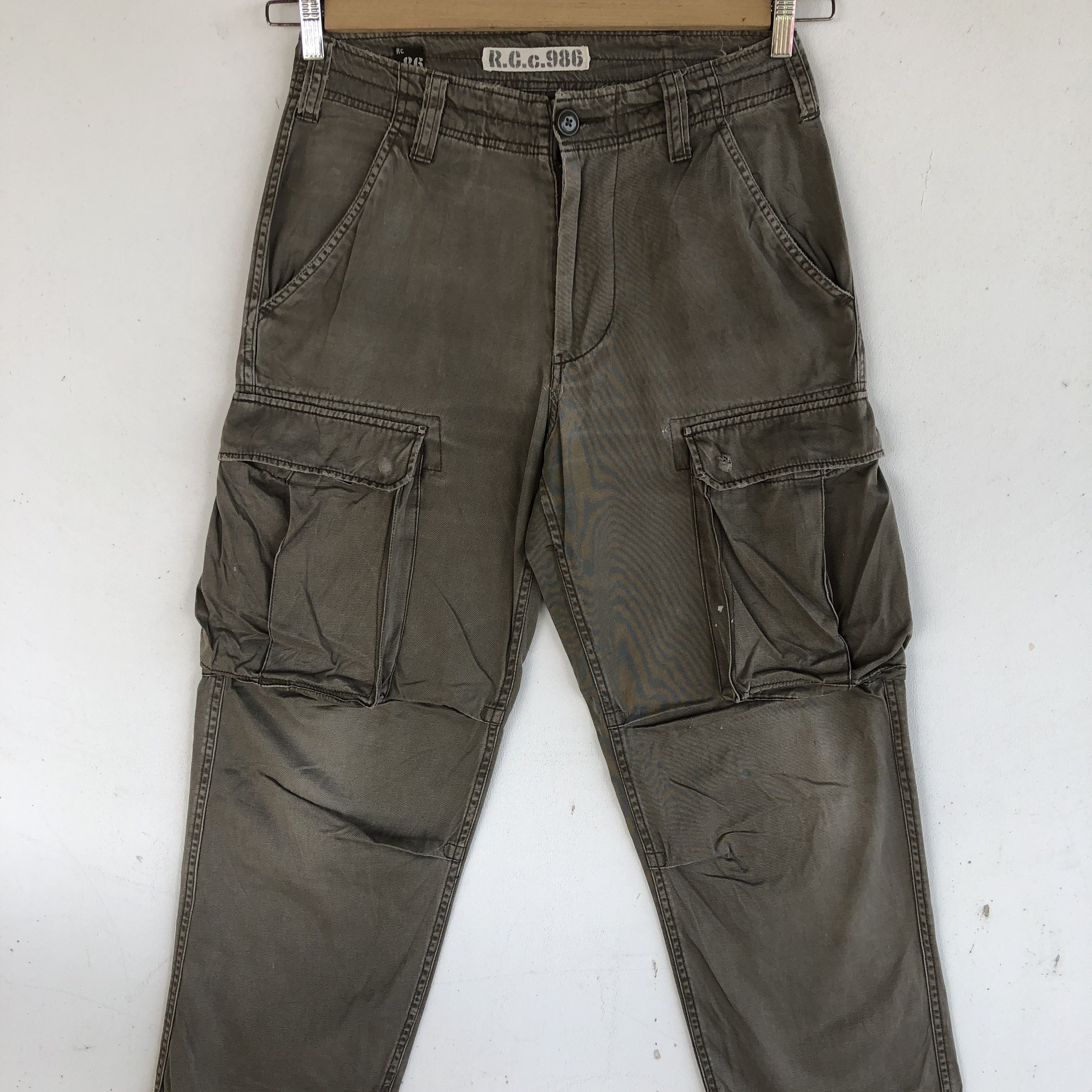 Japanese Brand Vintage Japanese Cargo Pants Multi Pocket Bondage Trousers Size 28" / US 6 / IT 42 - 3 Thumbnail