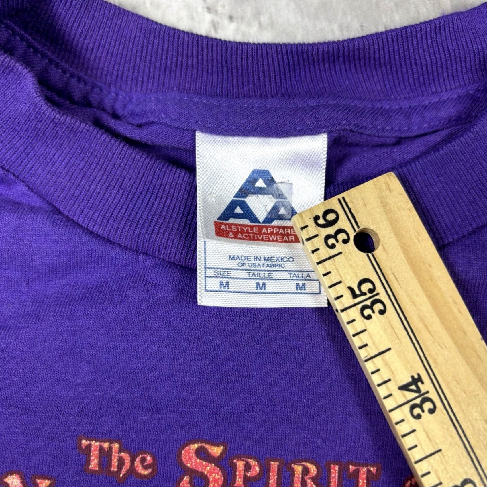 Vintage VINTAGE Mardi Gras Promo T Shirt Purple size M Mens Graphic Logo - Y2K - Beach Theme - Cotton - Crew Neck - Short Sleeve - Regular Fit Size US M / EU 48-50 / 2 - 7 Thumbnail