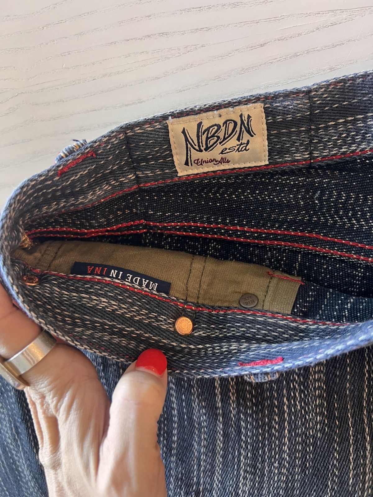 NBDN Nobrandedon NBDN (NBDN Jeans) Made in Japan – Size 36 Size US 36 / EU 52 - 4 Thumbnail