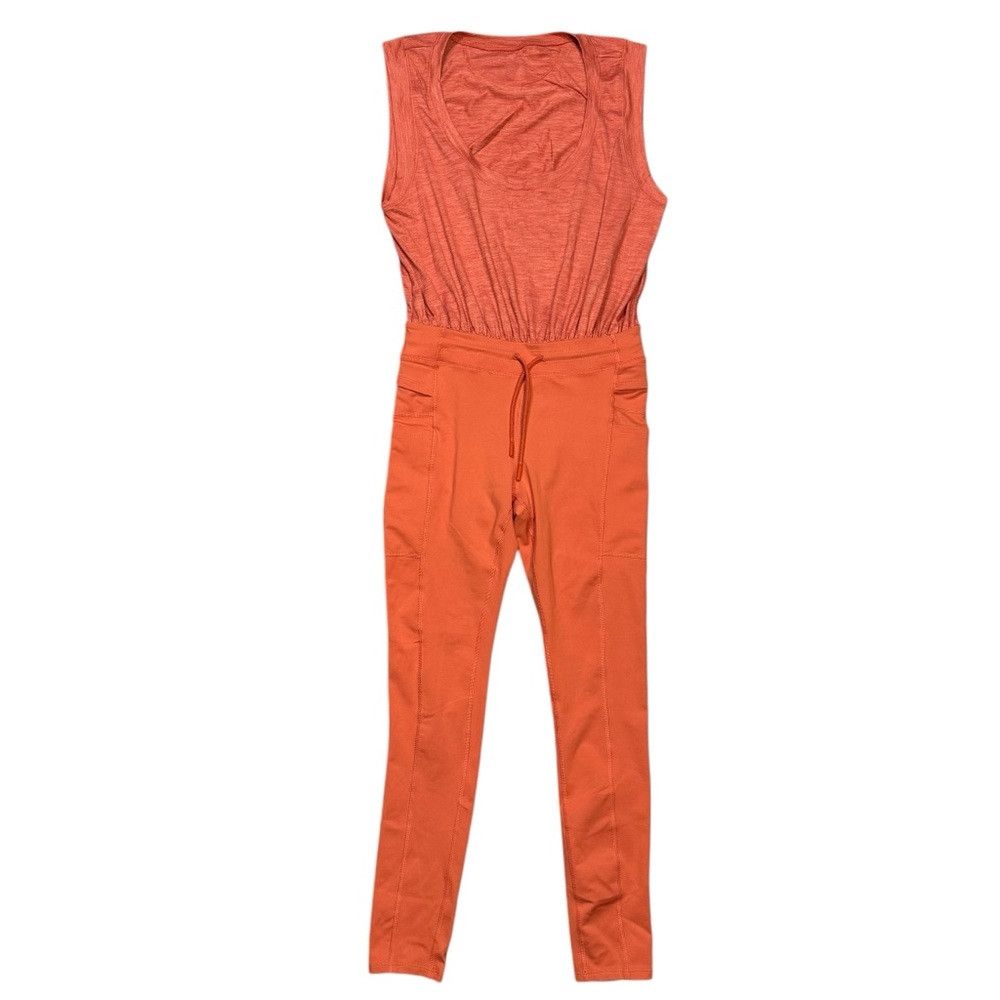 Free People New Free People Movement Off To The Races Apricot Onesie Si Size 28" / US 6 / IT 42 - 3 Thumbnail