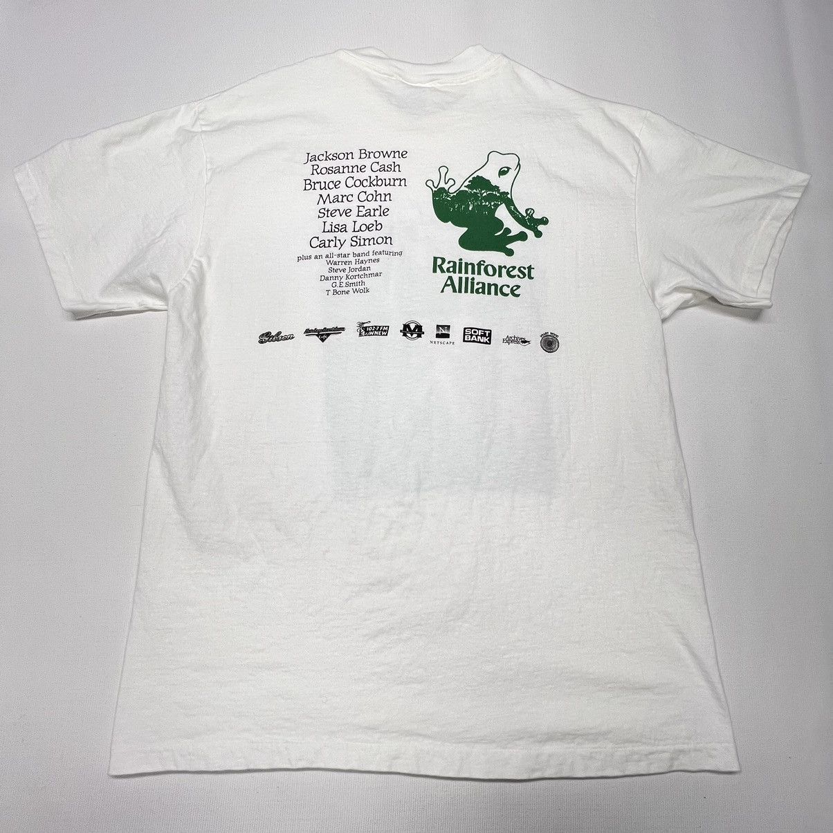 Vintage VTG Smart Sounds Tee Shirt White Rainforest Single Stitch Size US L / EU 52-54 / 3 - 13 Thumbnail