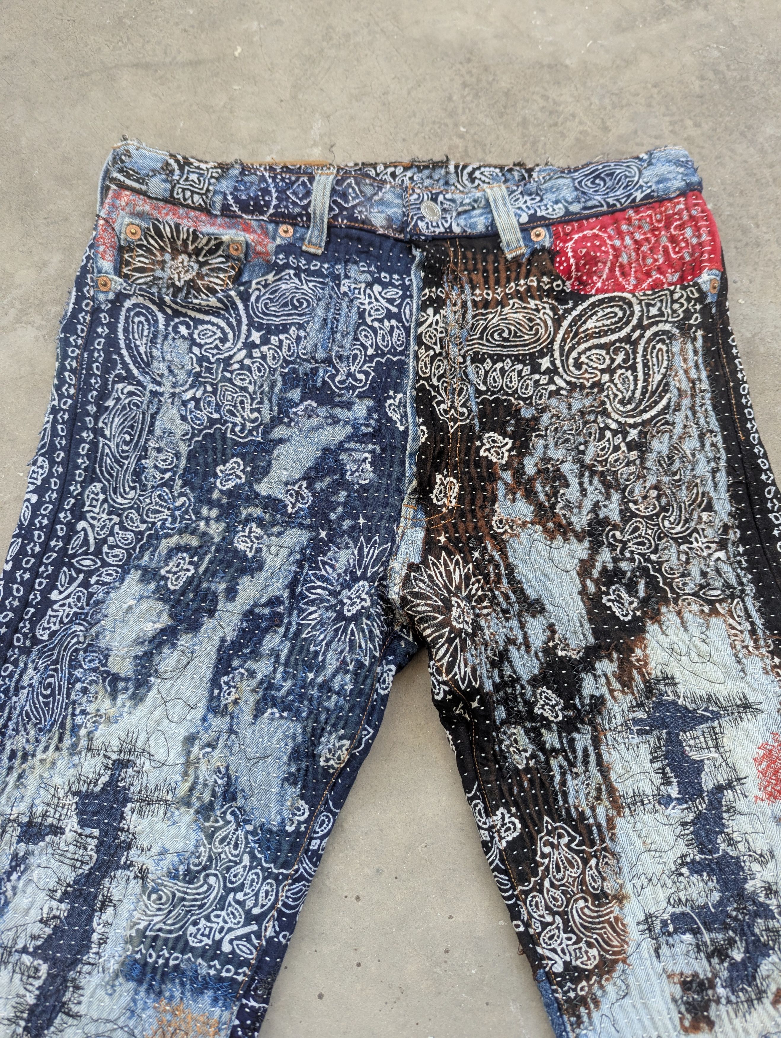 Levi's VintageVintage Levis 501 Inspired Proleta Re Art Custom Made Size US 31 - 8 Thumbnail