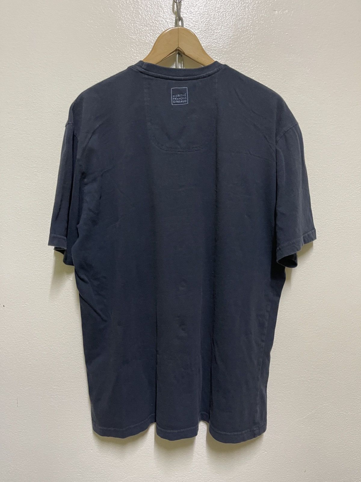 Marithe + Francois Girbaud × Vintage Blue MFG Full Print T Shirt Size US XL / EU 56 / 4 - 9 Thumbnail