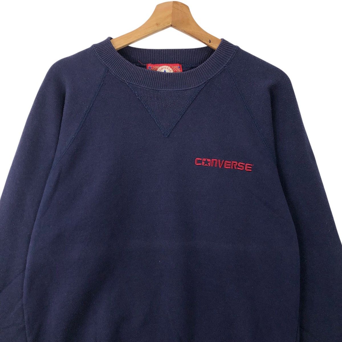 Converse CONVERSE Vintage All Star Crewneck Sweatshirt Size US L / EU 52-54 / 3 - 2 Thumbnail