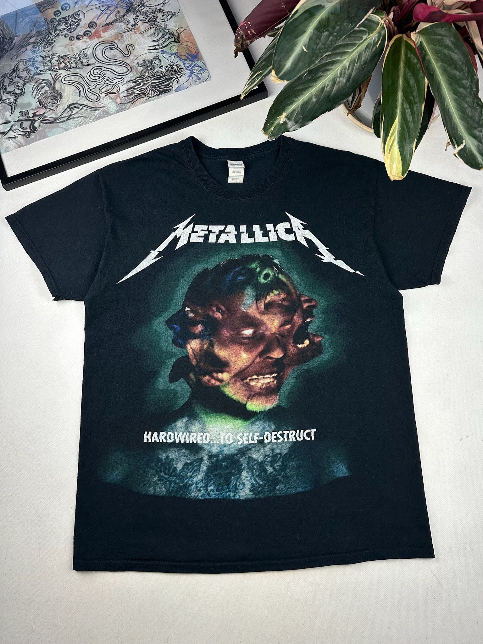 METALLICA HARDWIRED TO SELF-DESTRUCT PROMO RARE T SHIRT