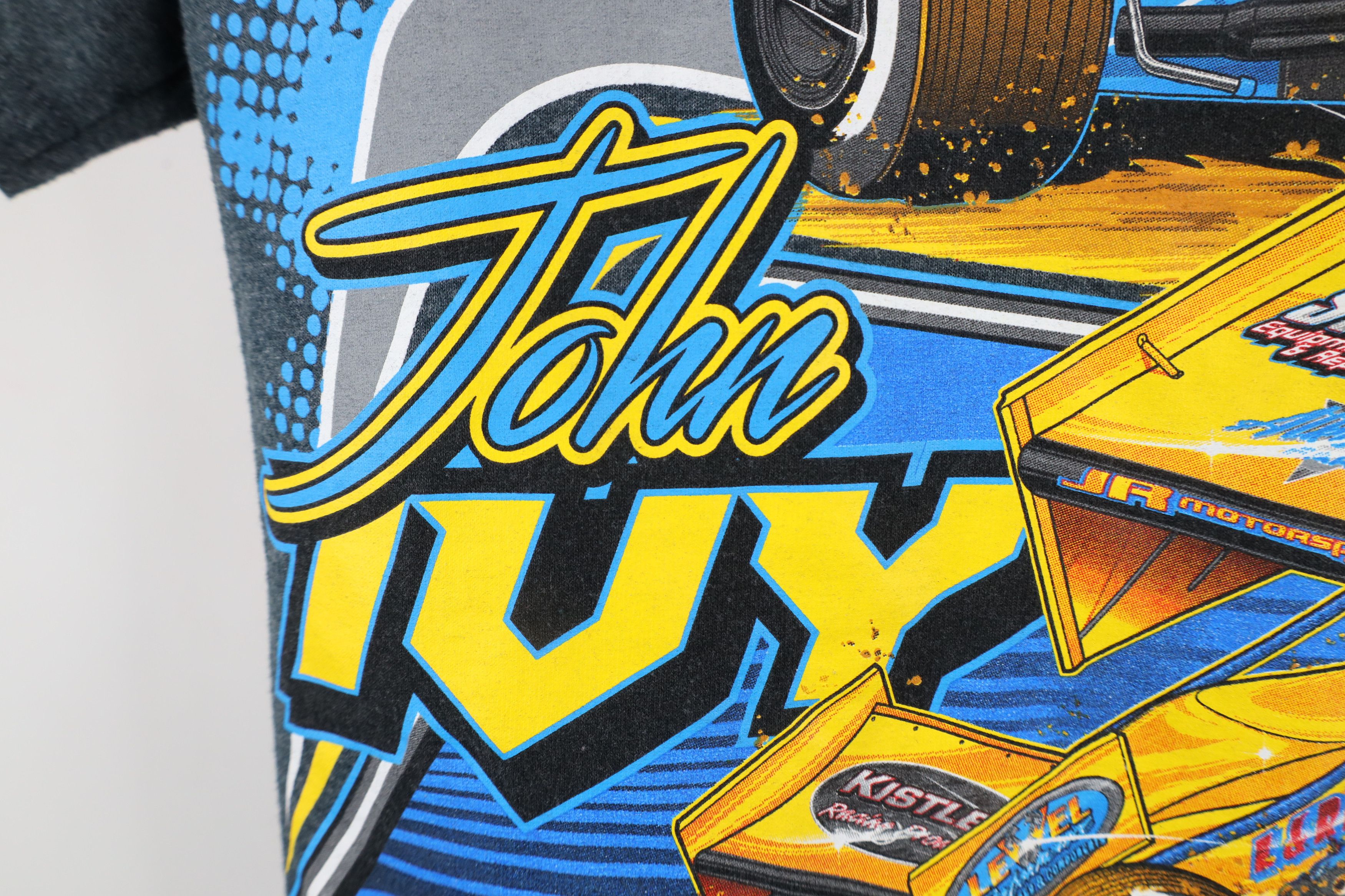 Vintage Y2K Streetwear John and Kelsey Ivy Racing T-Shirt Gray Size M / US 6-8 / IT 42-44 - 14 Thumbnail