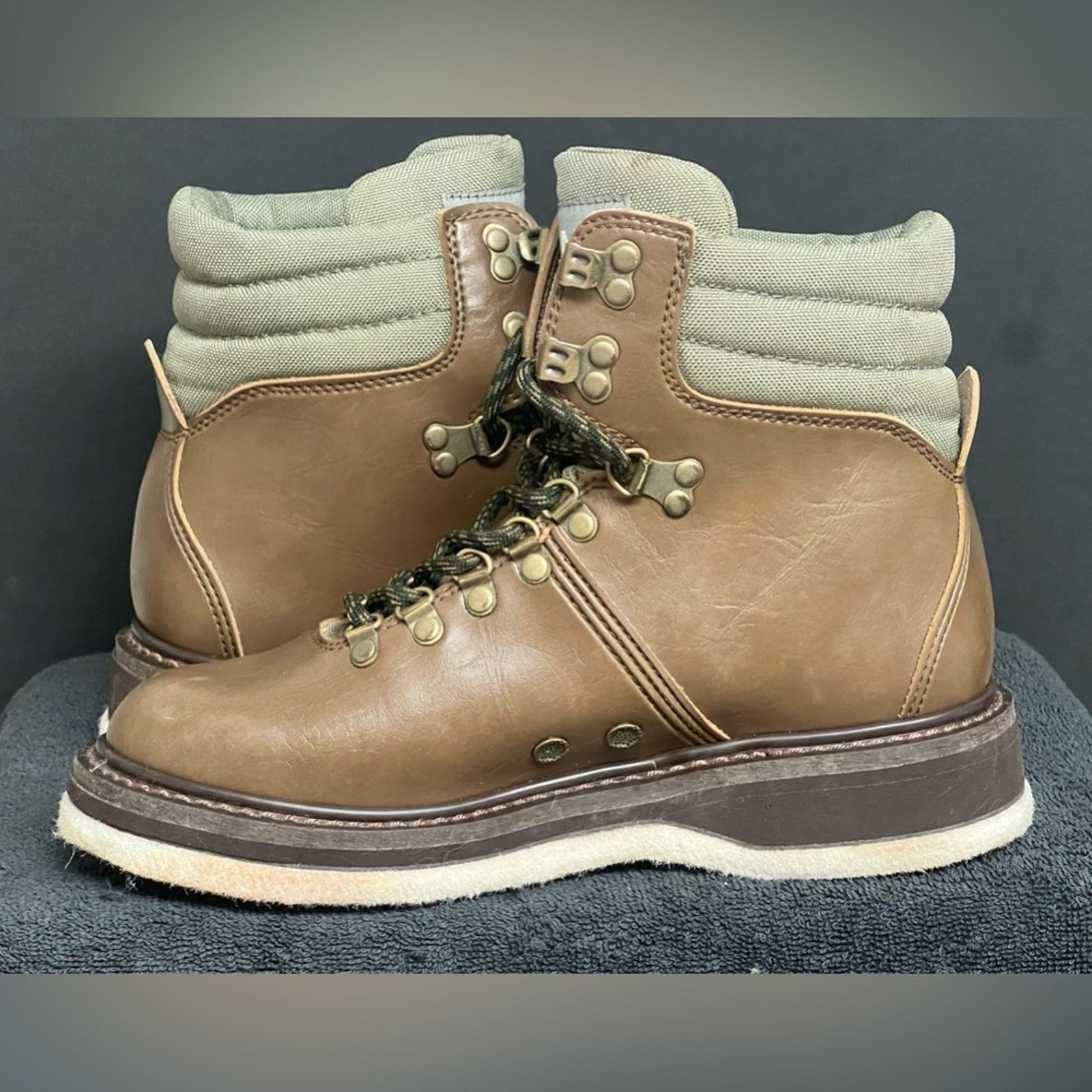 Simms Simms Freestone Fly Fishing Brown Leather Felt Wading Boot Size US 7 / EU 40 - 6 Thumbnail