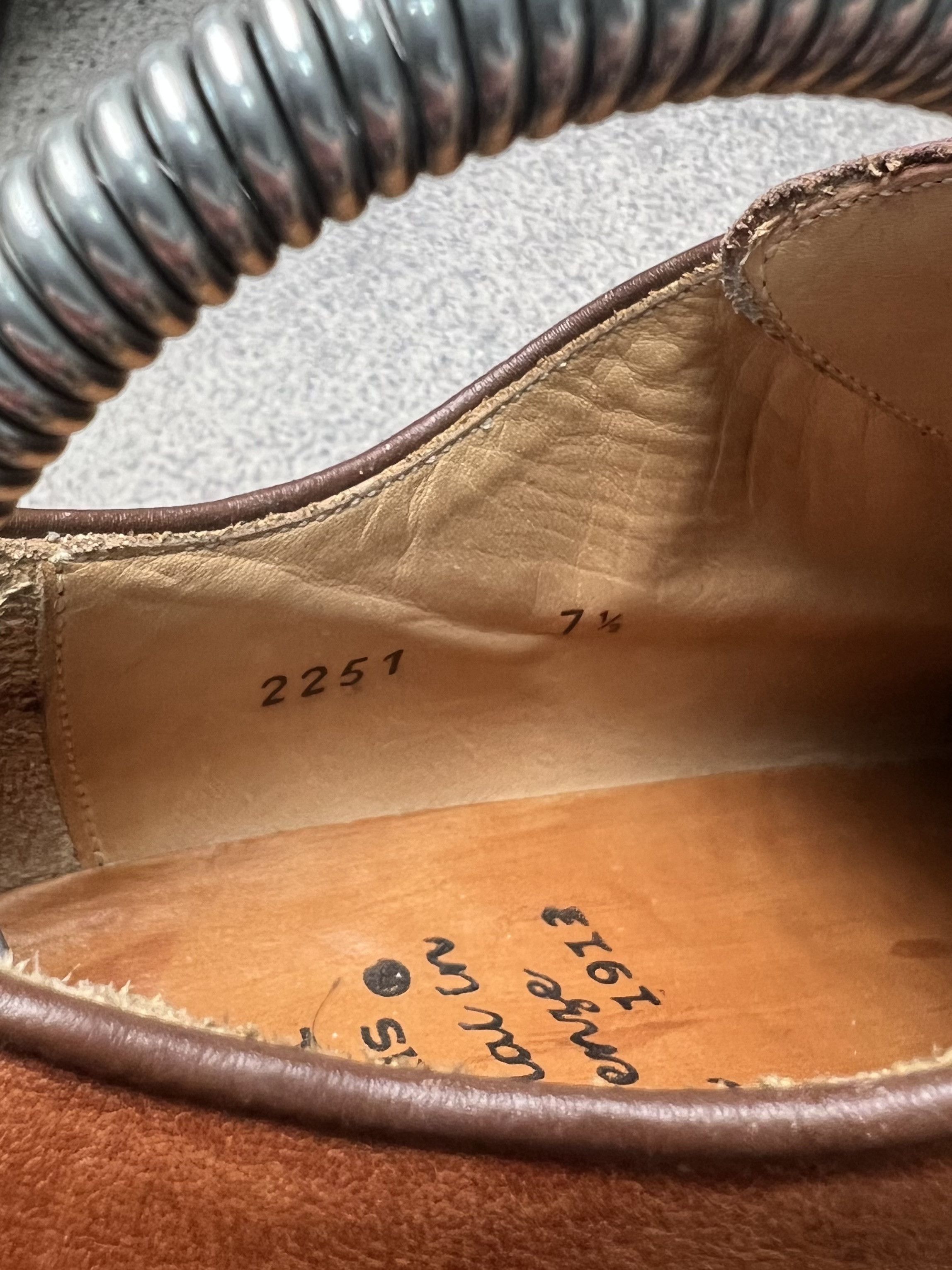 Firenze Harris Firenze 1913 antique italian leather shoes Size US 7.5 / EU 40-41 - 7 Thumbnail