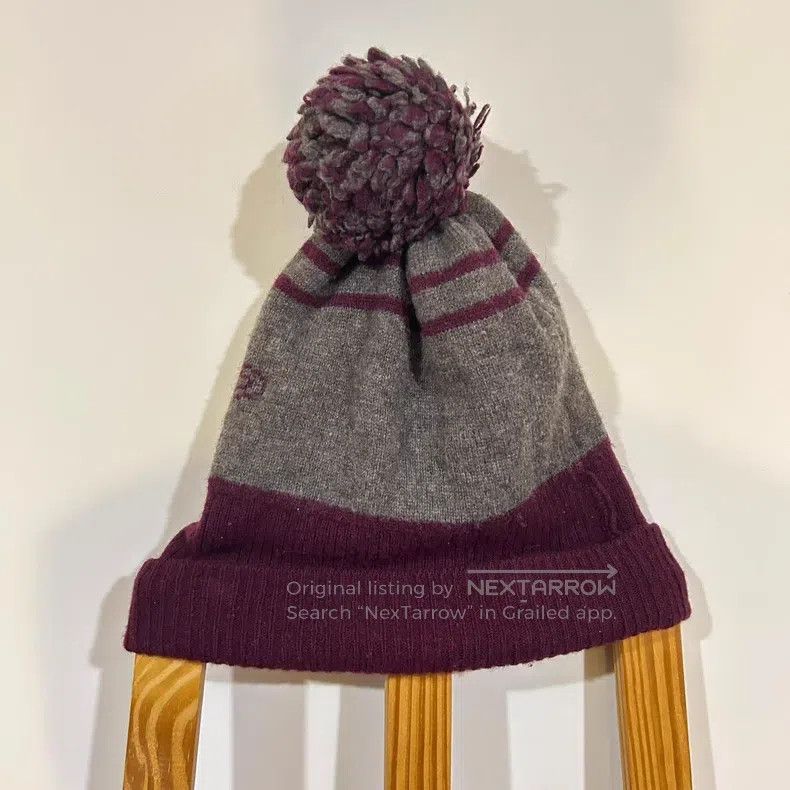 Vivienne Westwood Vivienne Westwood Saturn knitted beanie, striped pom-pom s Size ONE SIZE - 4 Thumbnail