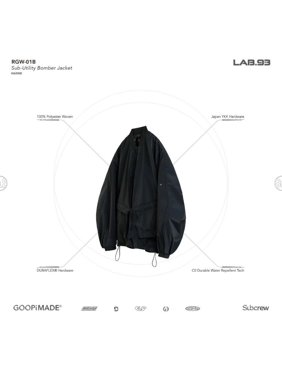GOOPiMADE GOOPi-MADE x SUBCREW Sub-Utility Bomber Jacket “RGW-01B” Size US L / EU 52-54 / 3 - 2 Thumbnail