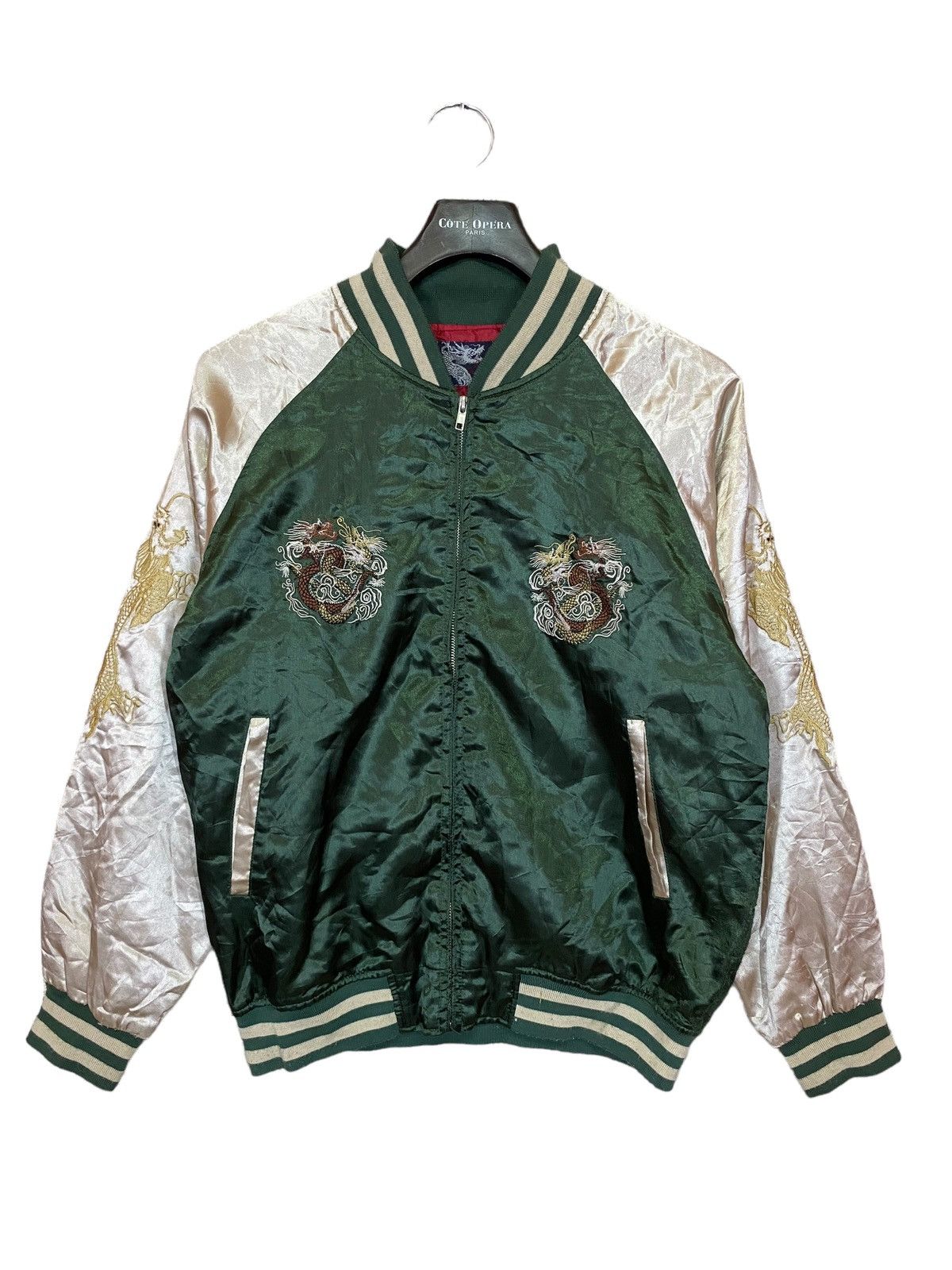 Japanese Brand × Traditional Weatherwear Sukajan dragon jacket satin emboidery Size US L / EU 52-54 / 3 - 2 Thumbnail