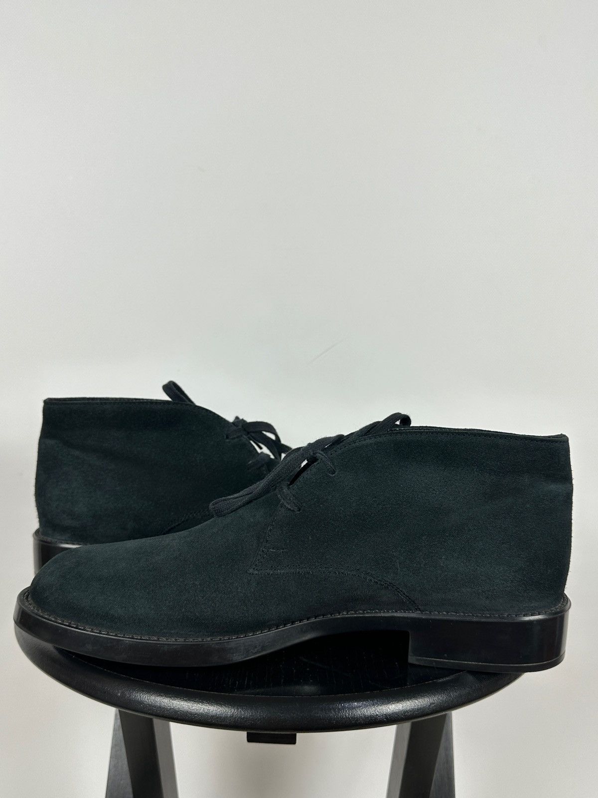 Tod's Tod’s Blue Suede Ankle Desert Lace Up Boots Size US 9.5 / EU 42-43 - 9 Thumbnail