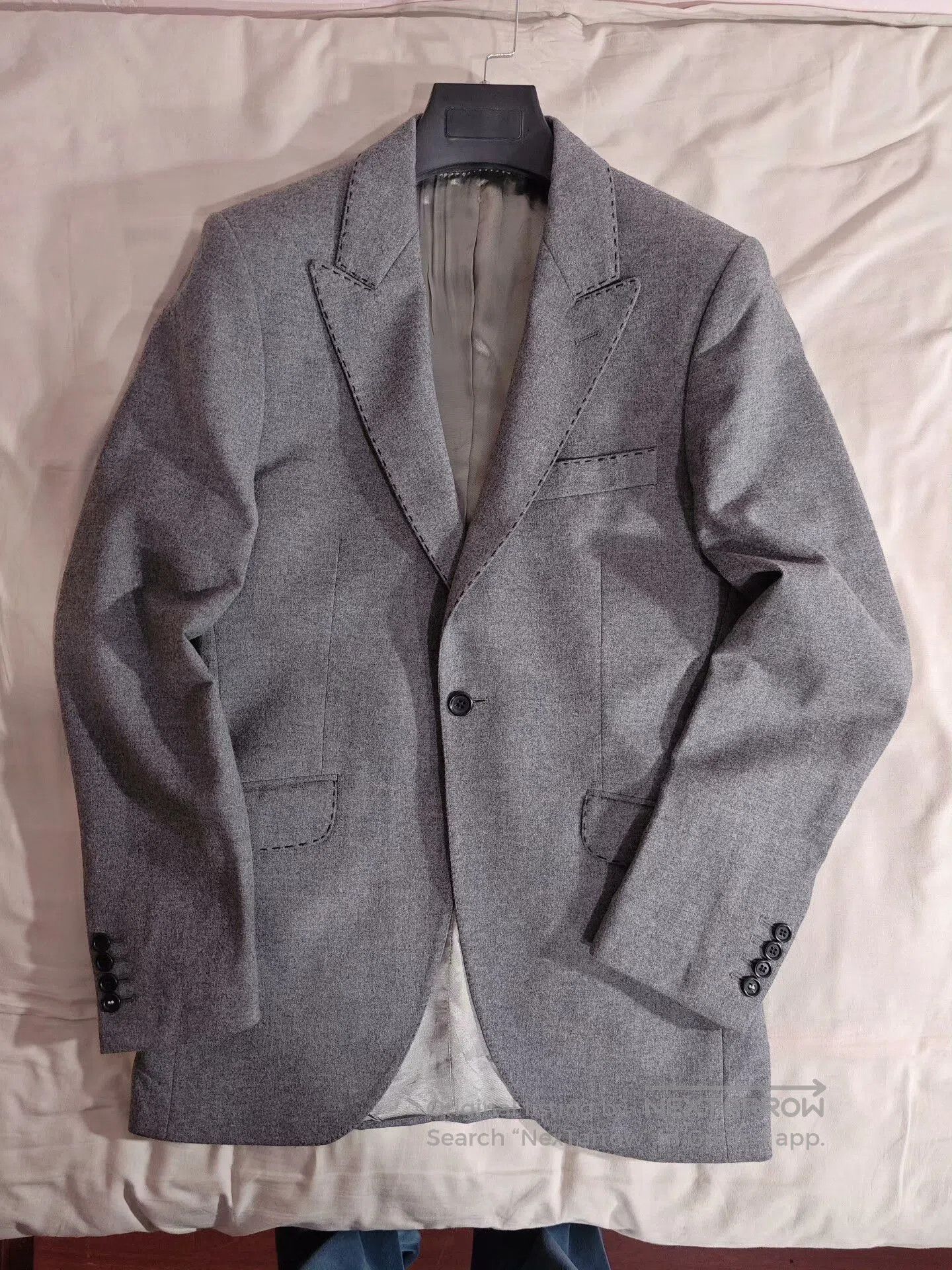 Holland & Holland Holland Esquire Gray Wool Blazer. Size US M / EU 48-50 / 2 - 5 Thumbnail