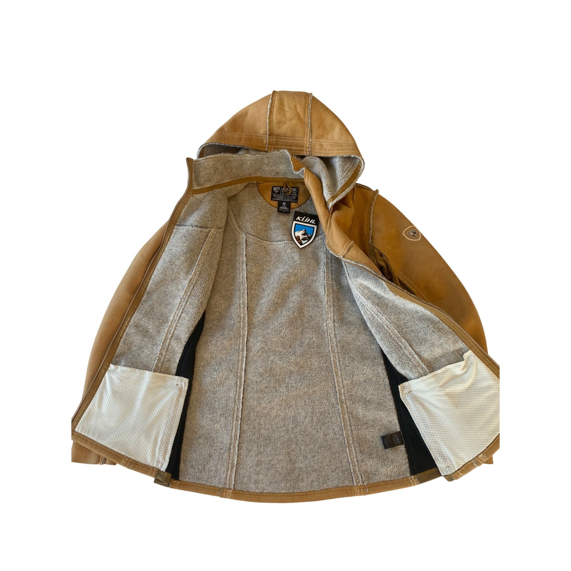 Kuhl NWT Kuhl Large Dani Sherpa Lined Jacket MSRP$299 Tan Size L / US 10 / IT 46 - 4 Thumbnail