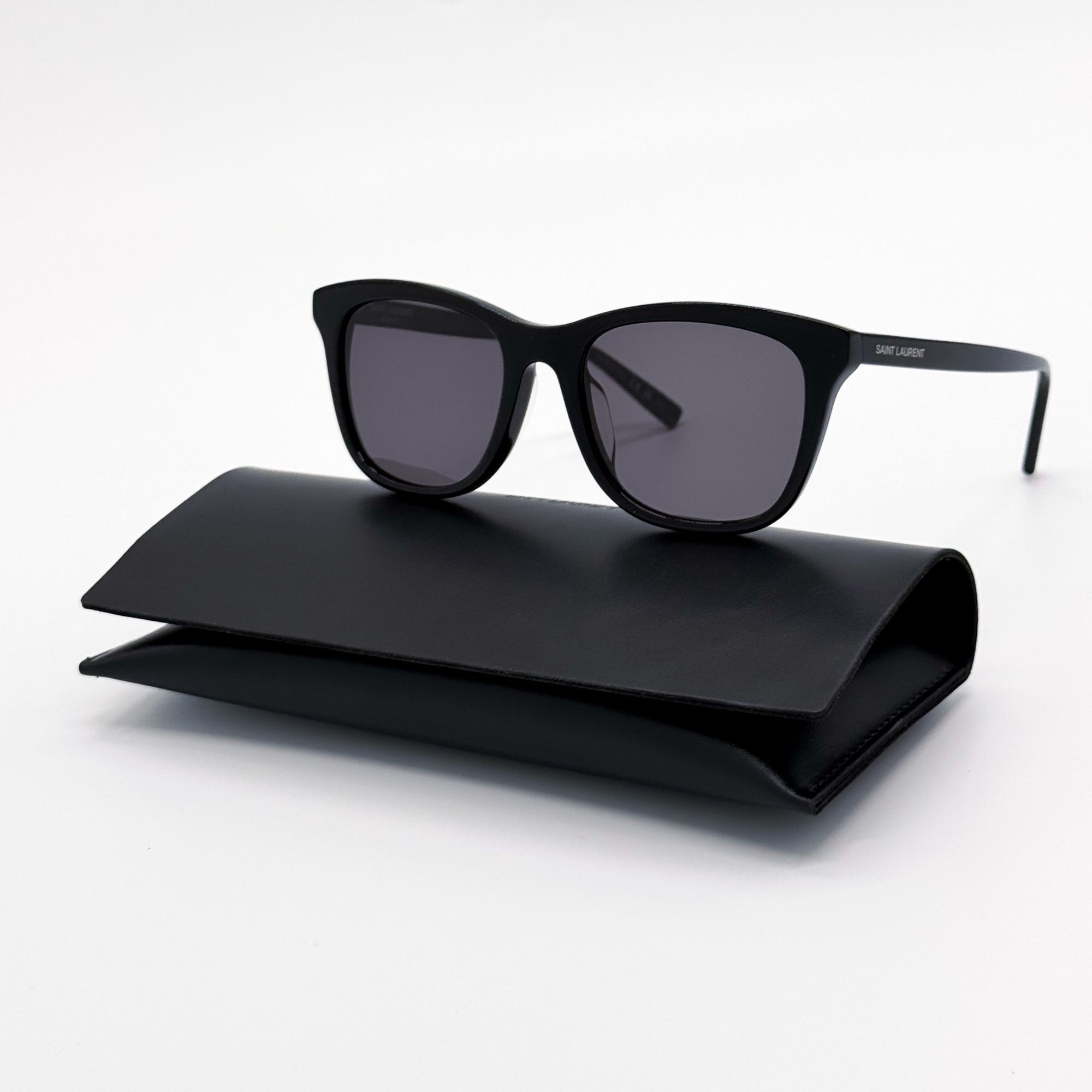 NEW SAINT LAURENT SL457 001 BLACK GEOMETRIC SUNGLASSES SAINT LAURENT SL 457 001 Saint Laurent Sunglasses | Saint Laurent SL 457 Unisex  main image 4