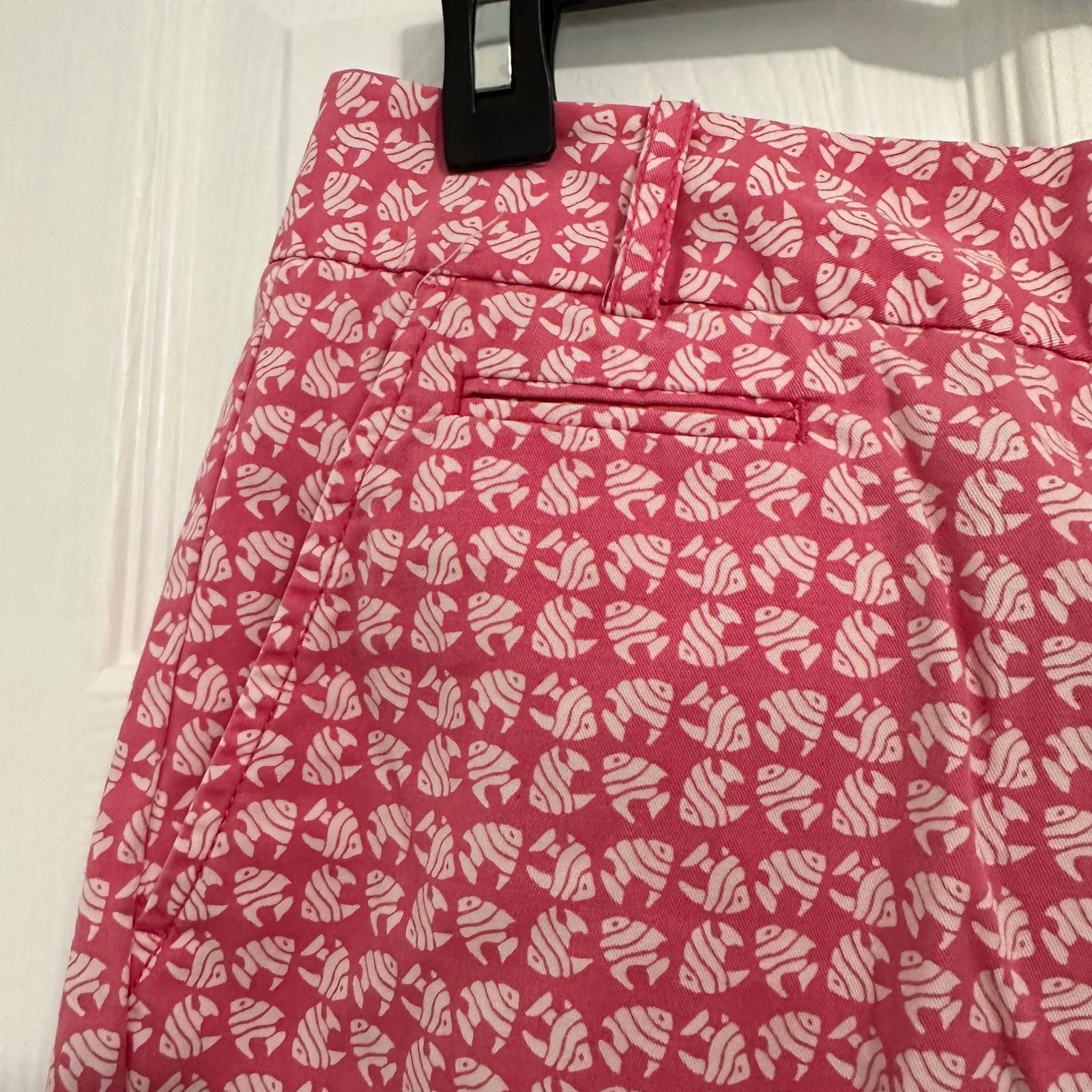 Robert Talbott Talbots Capris Size 10 Petite Fish Pattern Womens Size 38" / US 16 / IT 52 - 7 Thumbnail