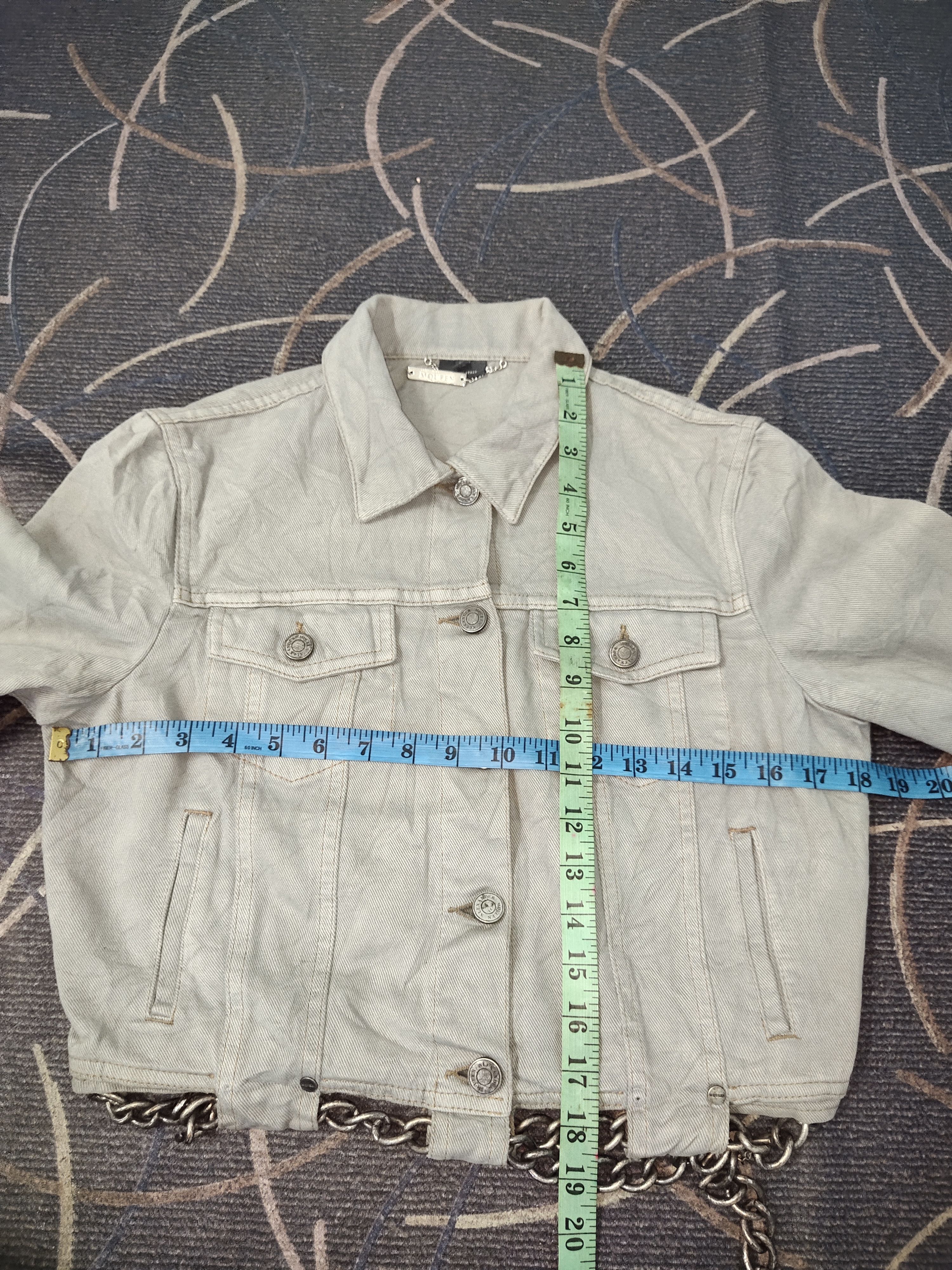 Alexander McQueen Rare Alexander McQueen Denim Jacket With Chain Belt Size M / US 6-8 / IT 42-44 - 9 Thumbnail