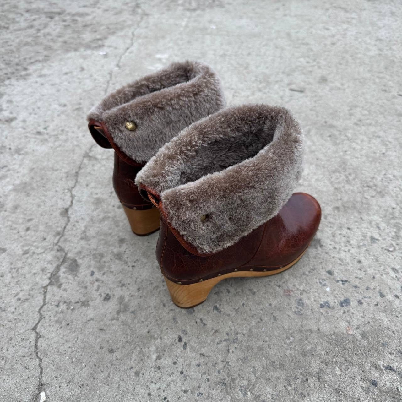 Ugg Vintage Women's boots with wooden soles Ugg Size 38 Size US 8 / IT 38 - 3 Thumbnail