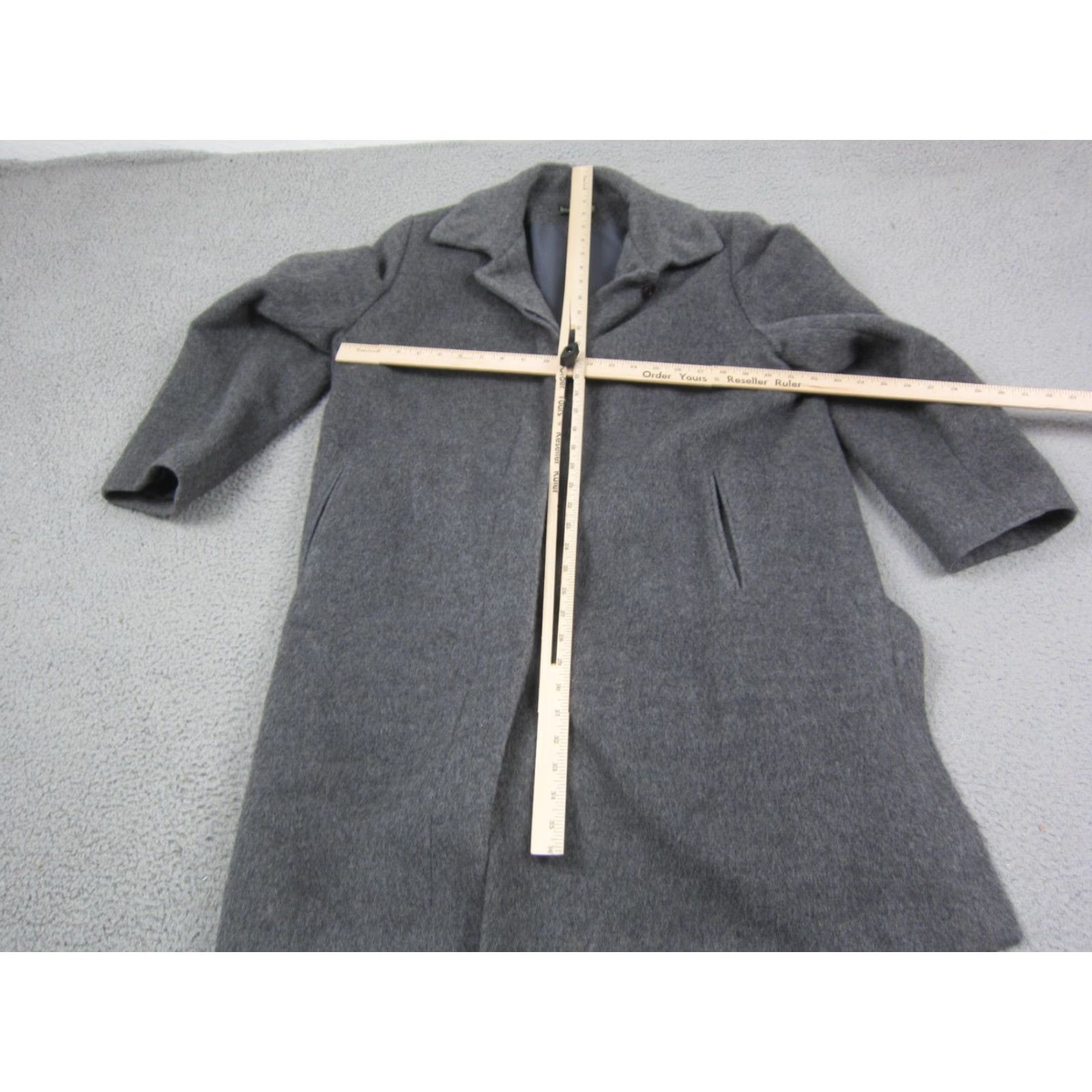 Vintage VINTAGE harvé benard Jacket Womens XL Gray Wool Overcoat 80s 90s Classic Size XL / US 12-14 / IT 48-50 - 5 Thumbnail