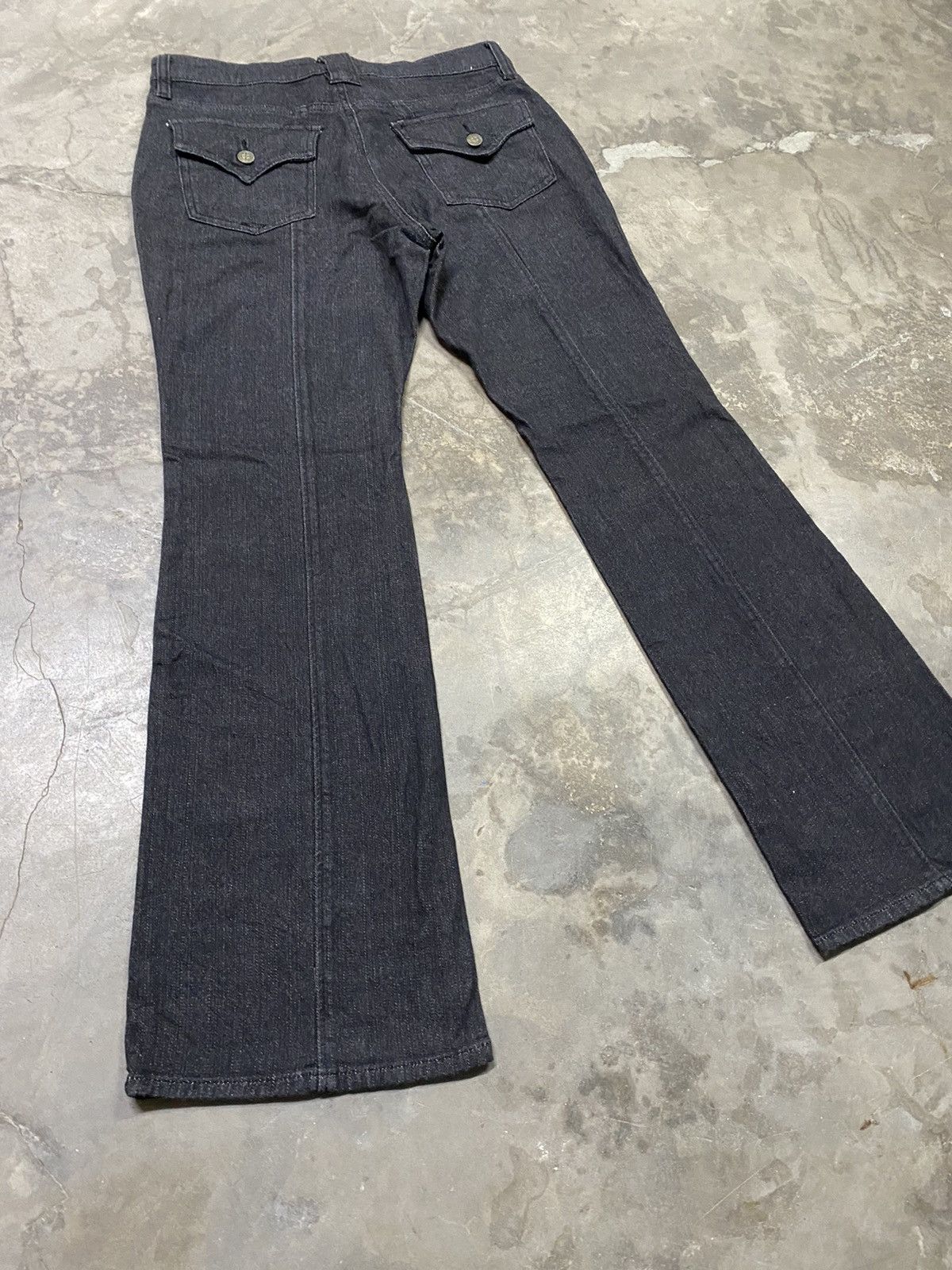 Hysteric Glamour × Japanese Brand × Tornado Mart Flare Jeans Japanese Advantage Soft Denim Size US 31 - 7 Thumbnail