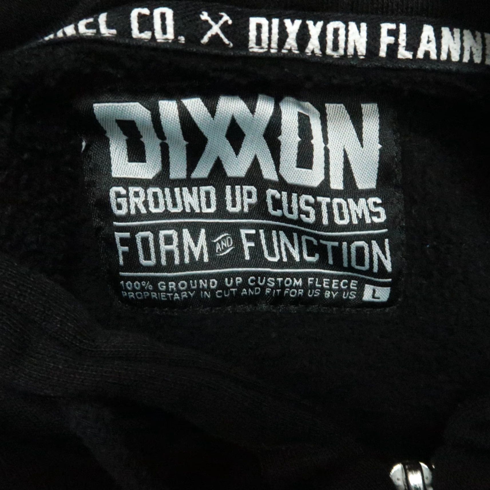 Vintage Dixxon Hoodie Men Large Black Full Zip Pockets Us Against The World Size US L / EU 52-54 / 3 - 4 Thumbnail