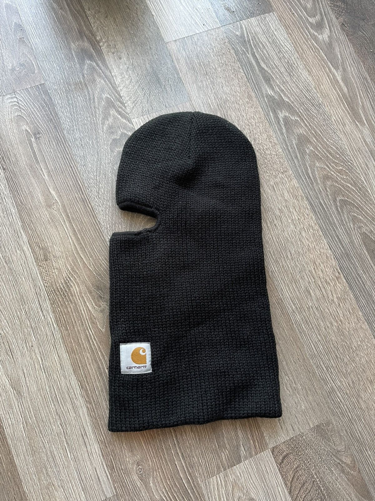 Carhartt × Japanese Brand × Vintage 🔥Vintage Carhartt y2k Japanese Black USA Balaclava Hat Size ONE SIZE - 1 Thumbnail